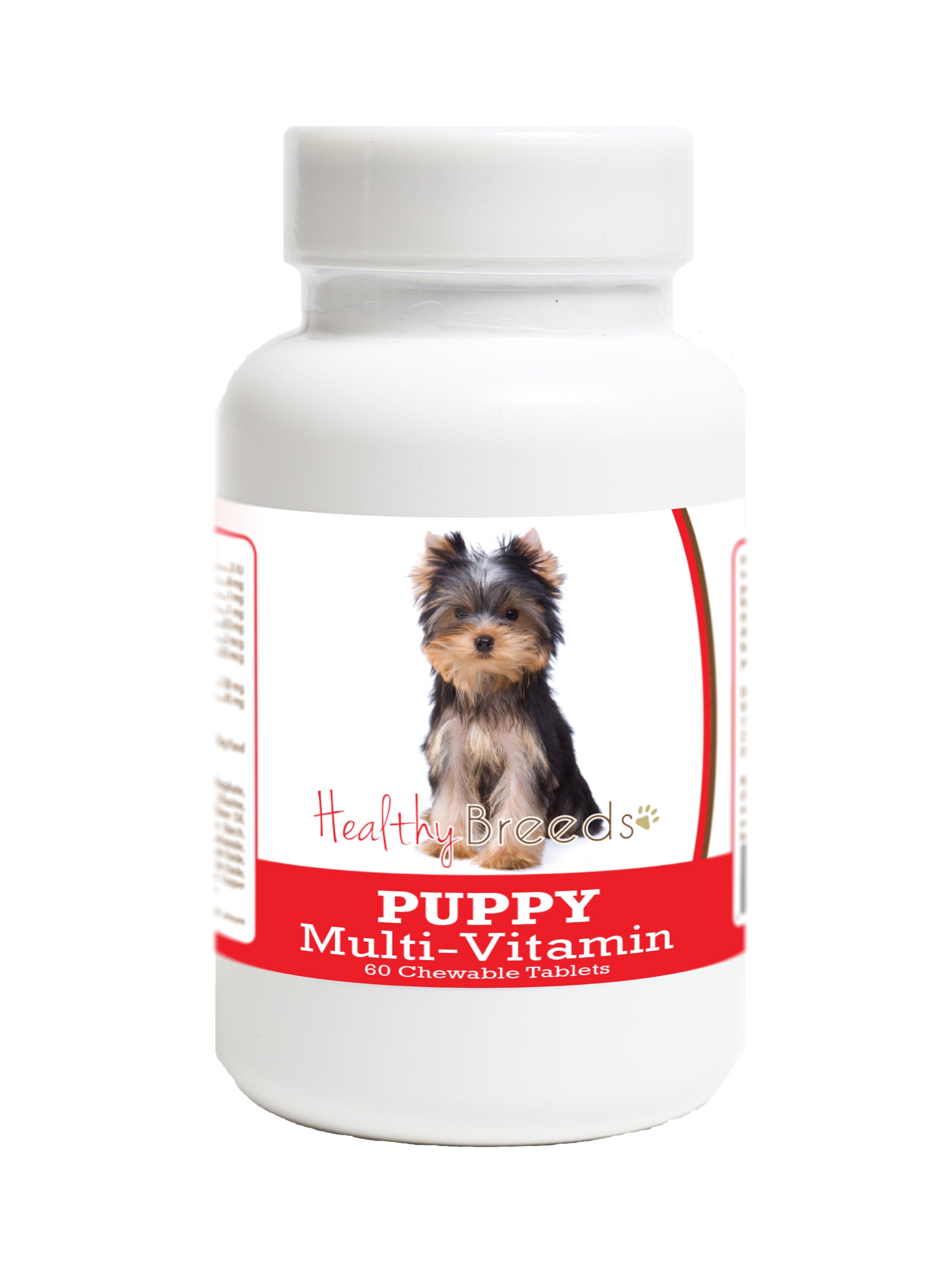 Yorkshire Terrier Puppy Dog Multivitamin Tablet 60 Count