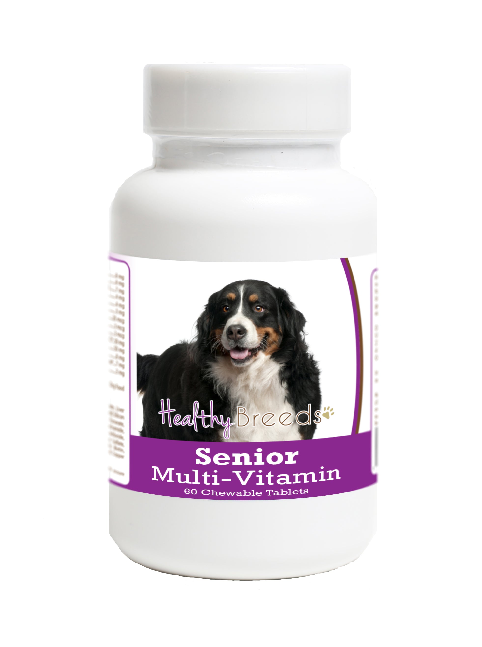 Bernese Mountain Dog Senior Dog Multivitamin Tablets 60 Count