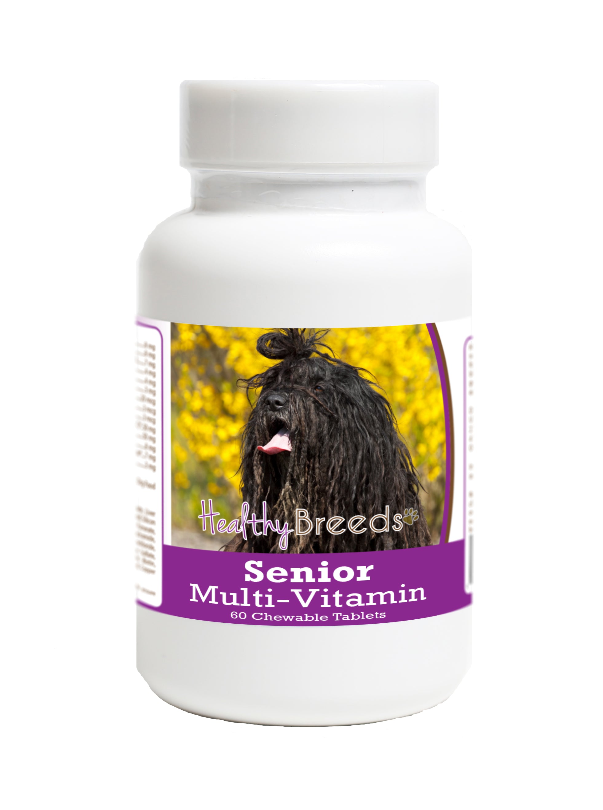 Bergamasco Senior Dog Multivitamin Tablets 60 Count