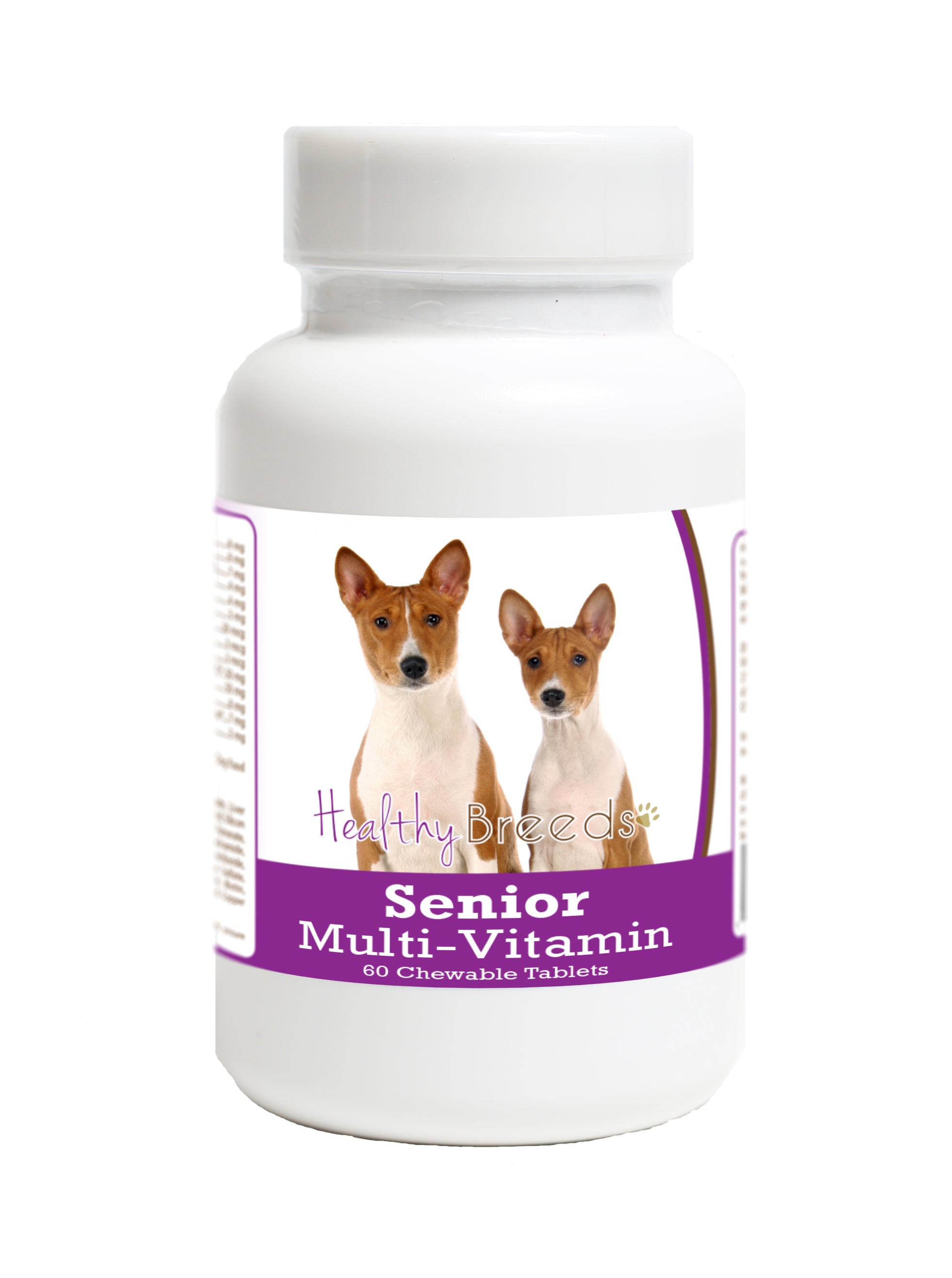 Basenji Senior Dog Multivitamin Tablets 60 Count