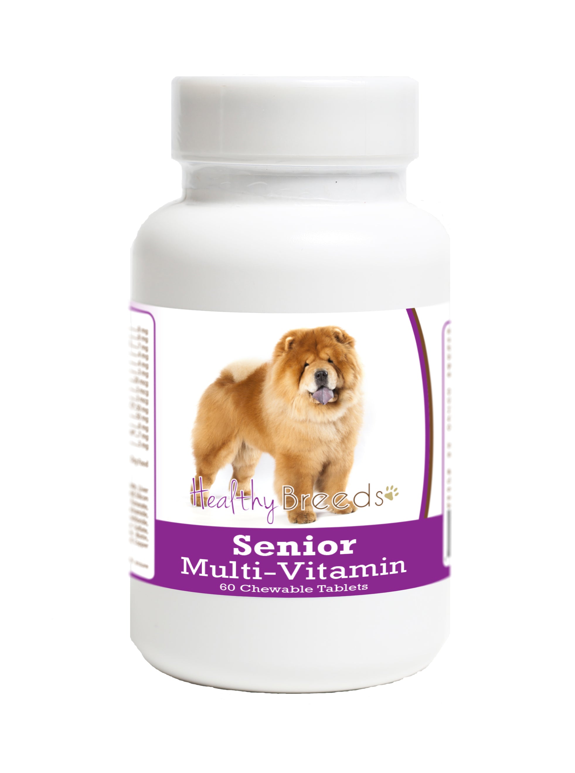Chow Chow Senior Dog Multivitamin Tablets 60 Count