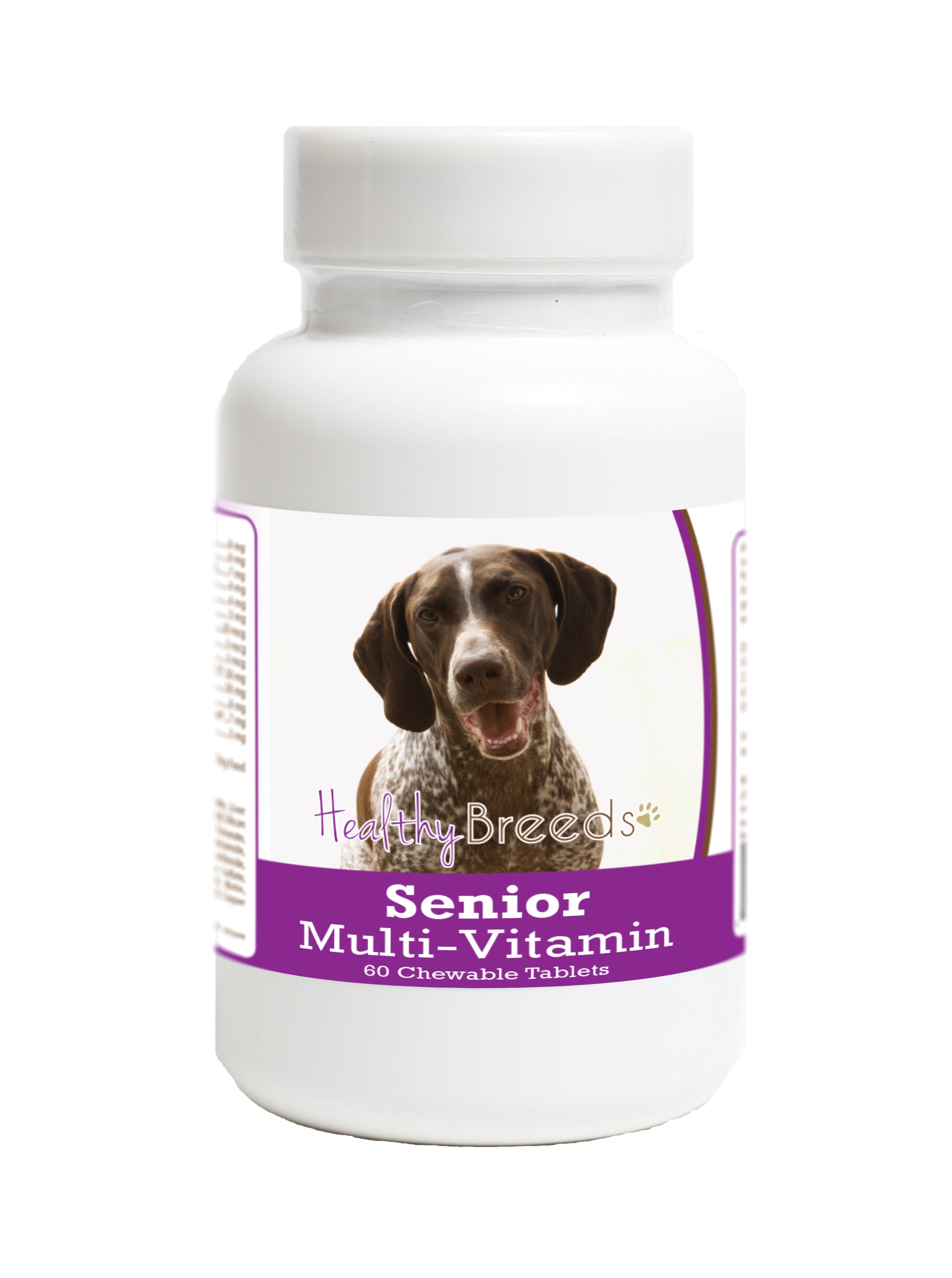 German Shorthaired Pointer Senior Dog Multivitamin Tablets 60 Count