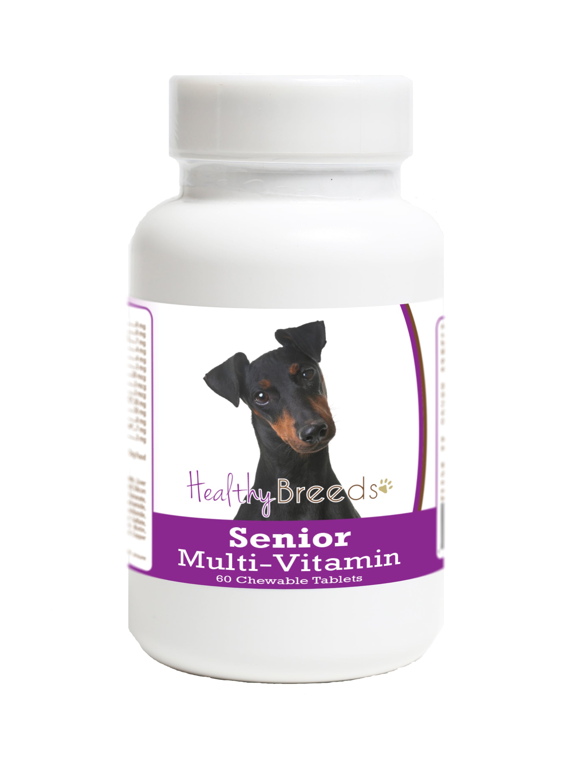 Manchester Terrier Senior Dog Multivitamin Tablets 60 Count