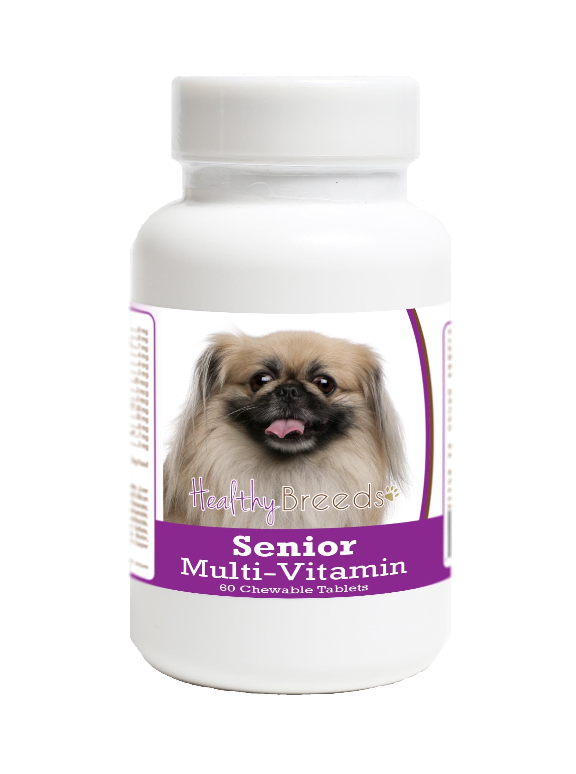 Pekingese Senior Dog Multivitamin Tablets 60 Count
