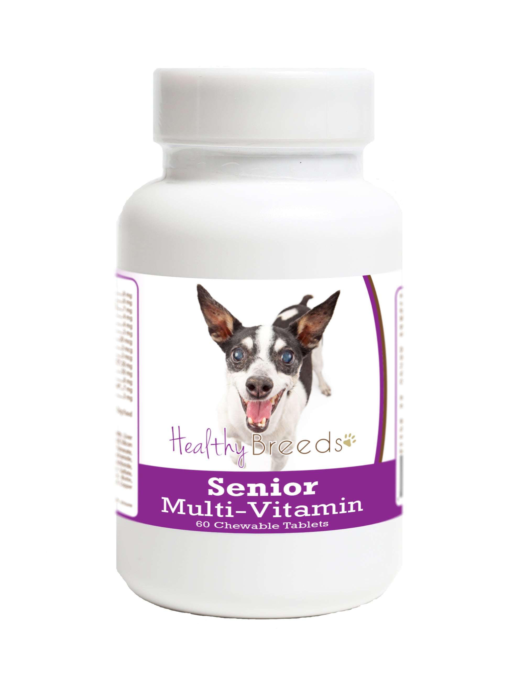 Rat Terrier Senior Dog Multivitamin Tablets 60 Count