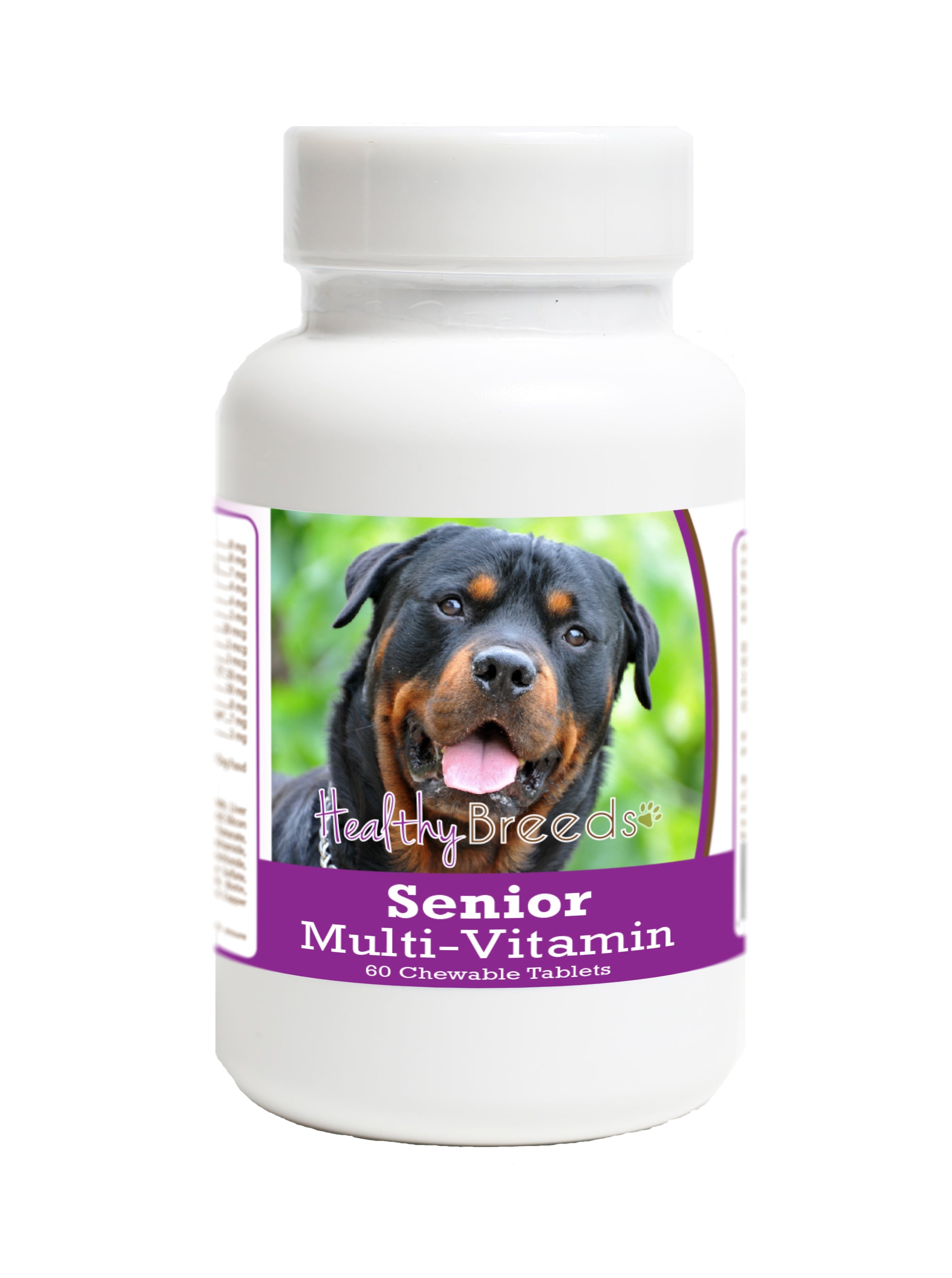 Rottweiler Senior Dog Multivitamin Tablets 60 Count