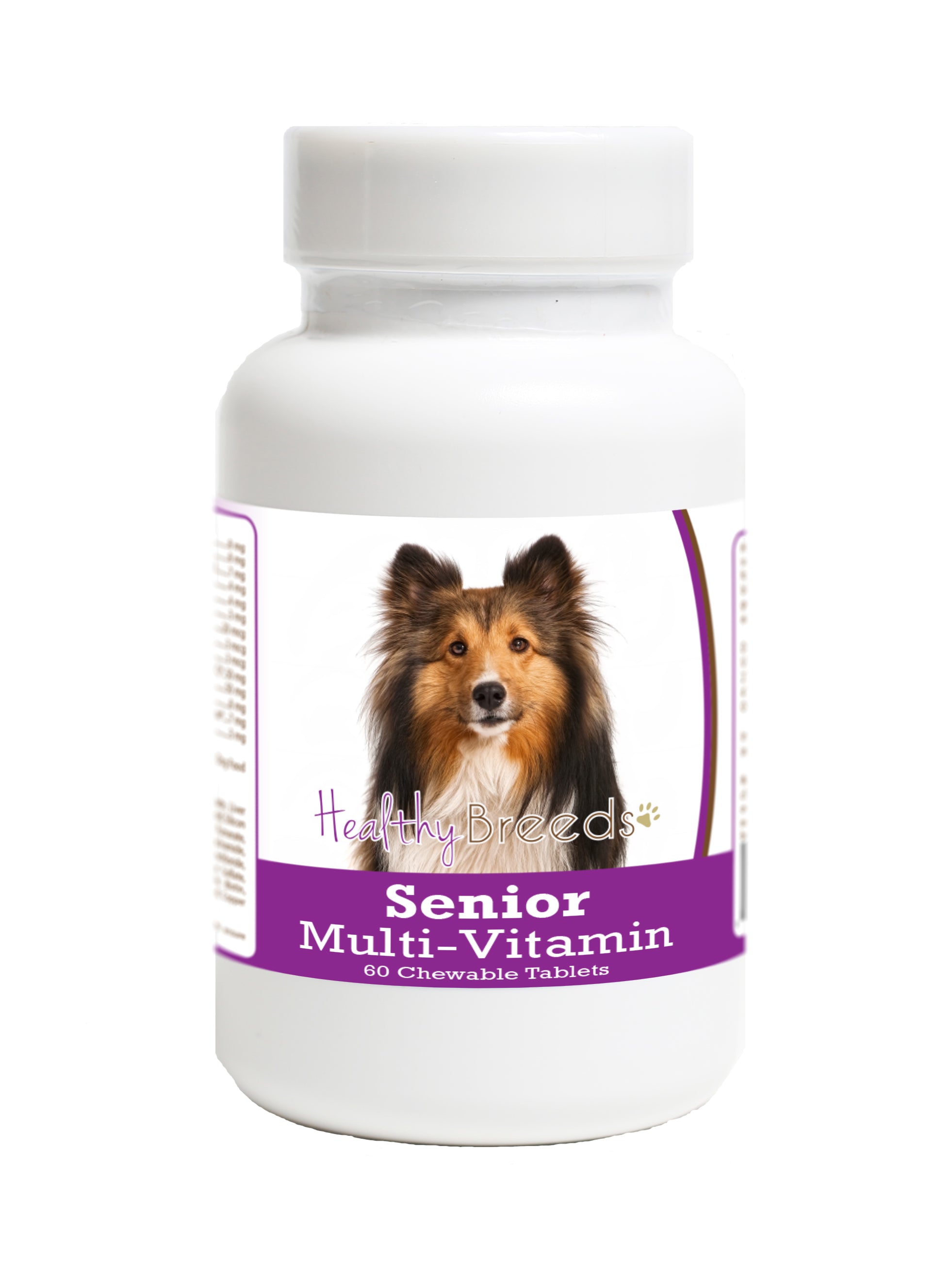 Shetland Sheepdog Senior Dog Multivitamin Tablets 60 Count