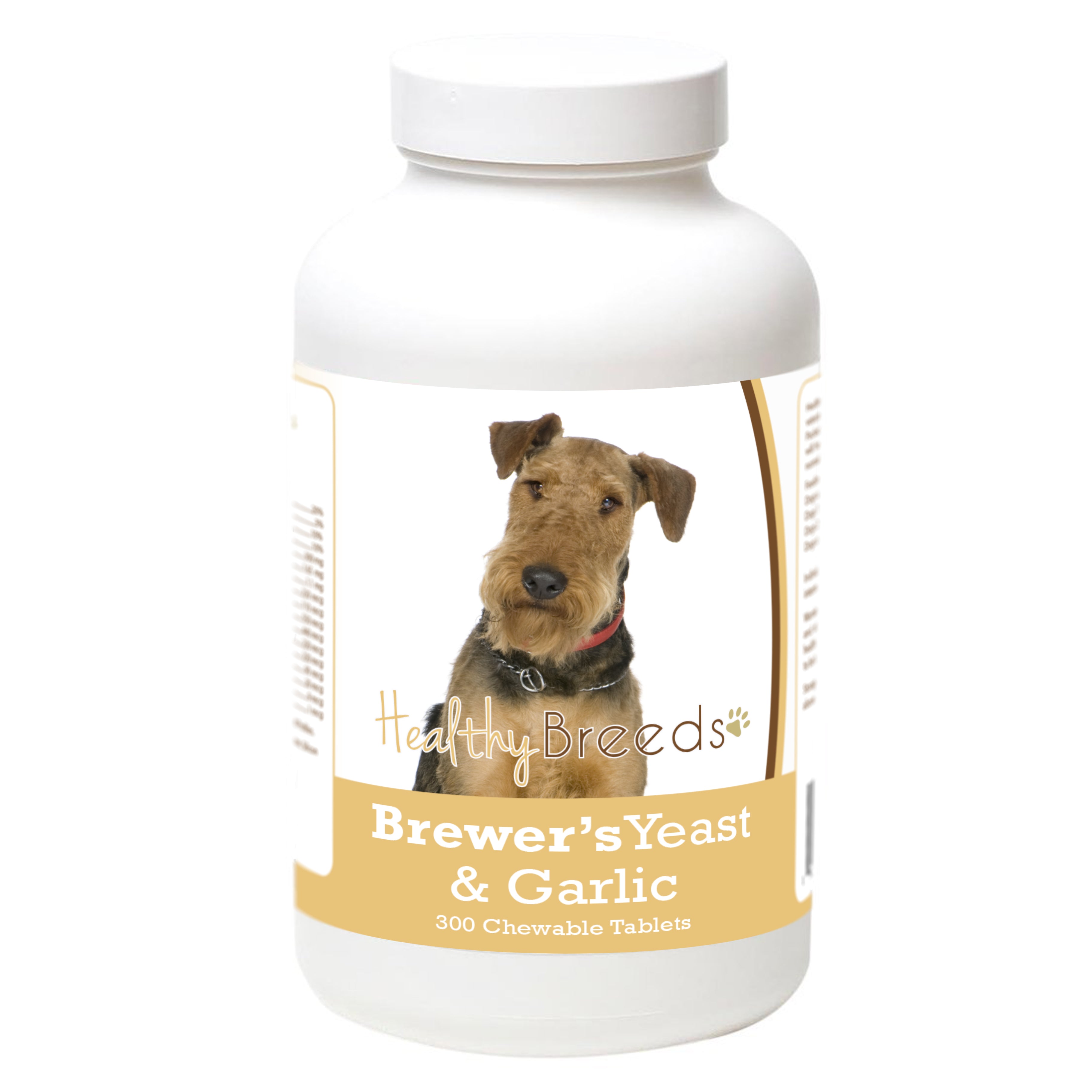 Airedale Terrier Brewers Yeast Tablets 300 Count
