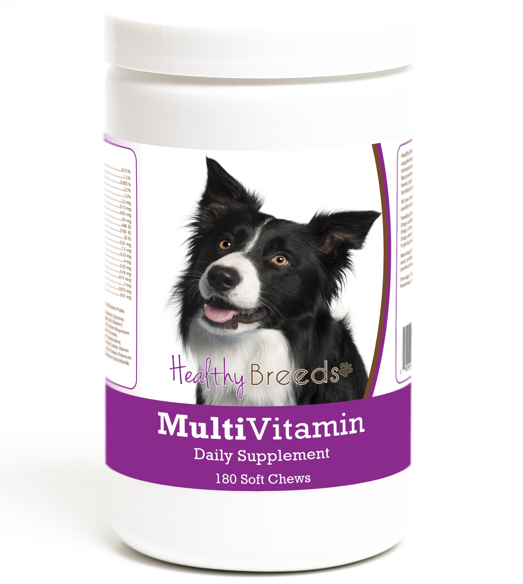 Border Collie Multivitamin Soft Chew for Dogs 180 Count