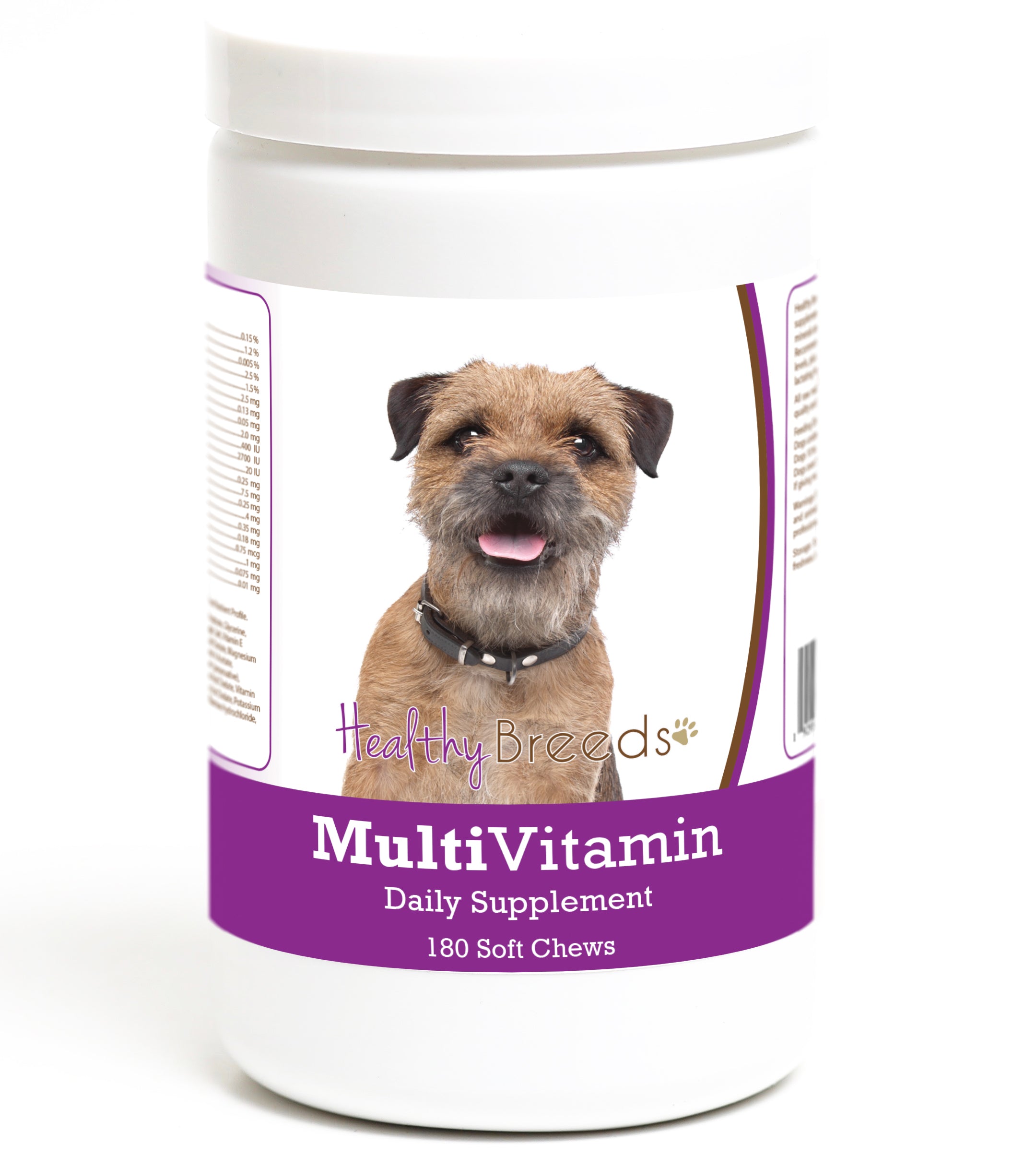 Border Terrier Multivitamin Soft Chew for Dogs 180 Count