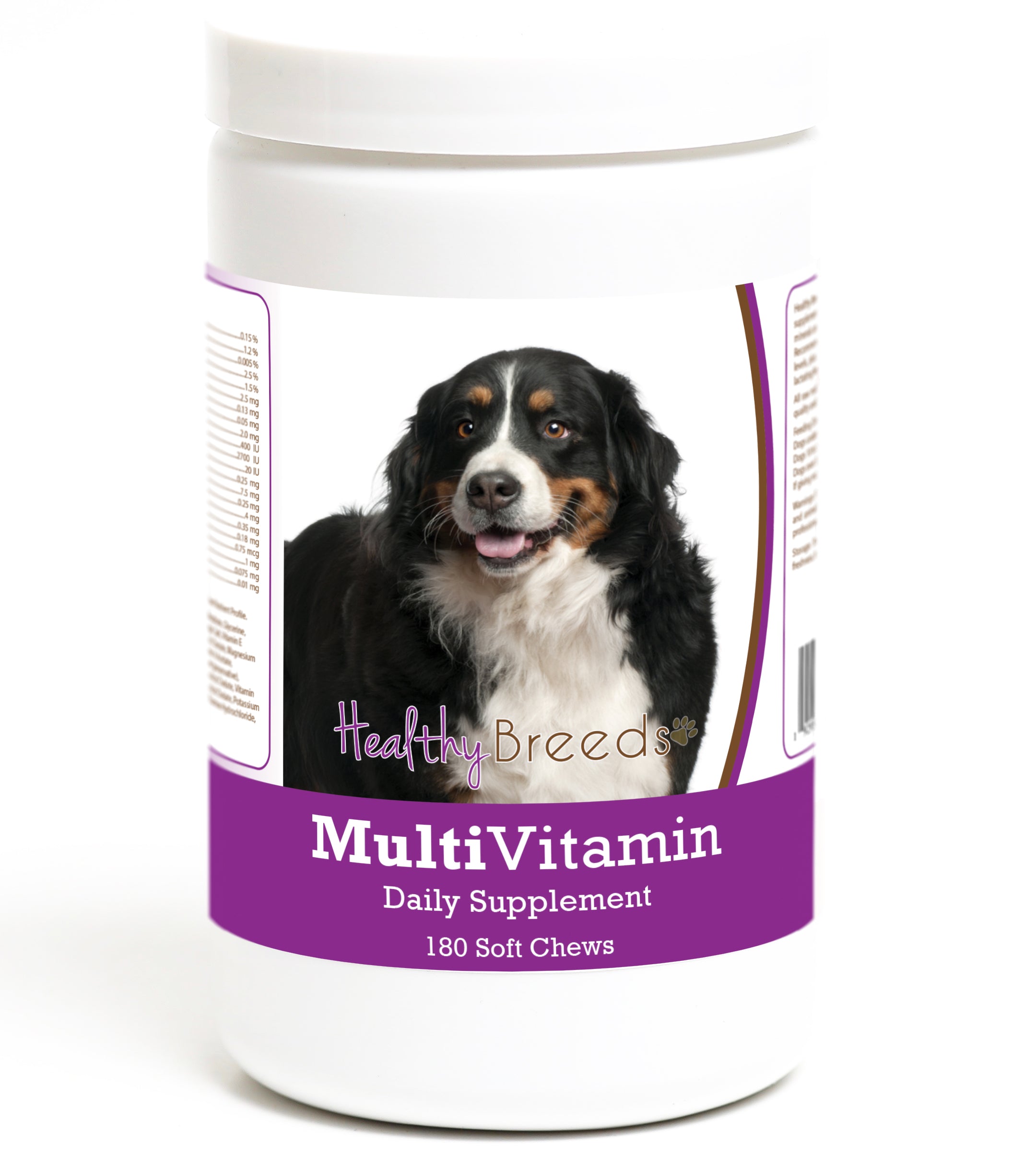 Bernese Mountain Dog Multivitamin Soft Chew for Dogs 180 Count