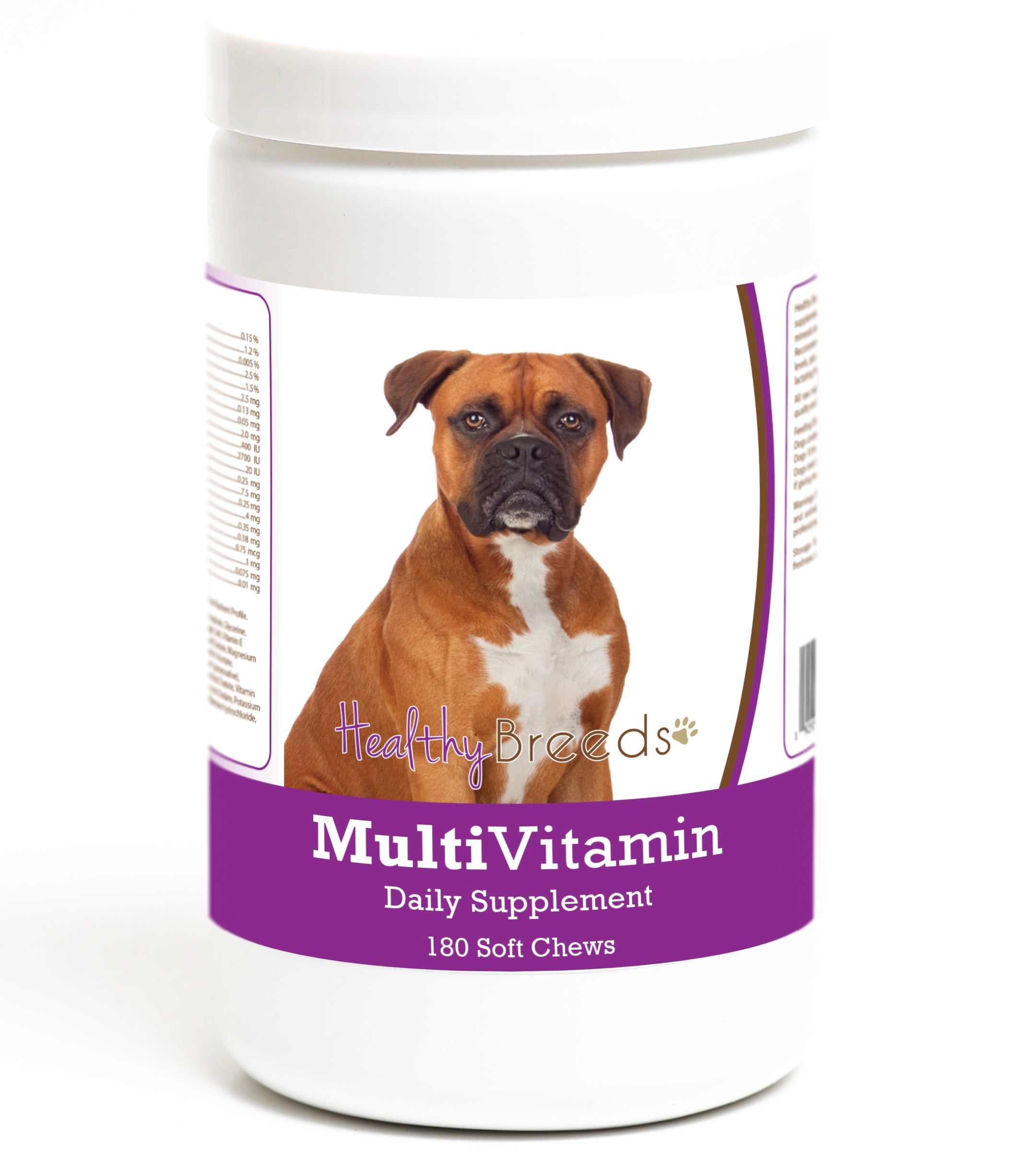 Boxer Multivitamin Soft Chew for Dogs 180 Count