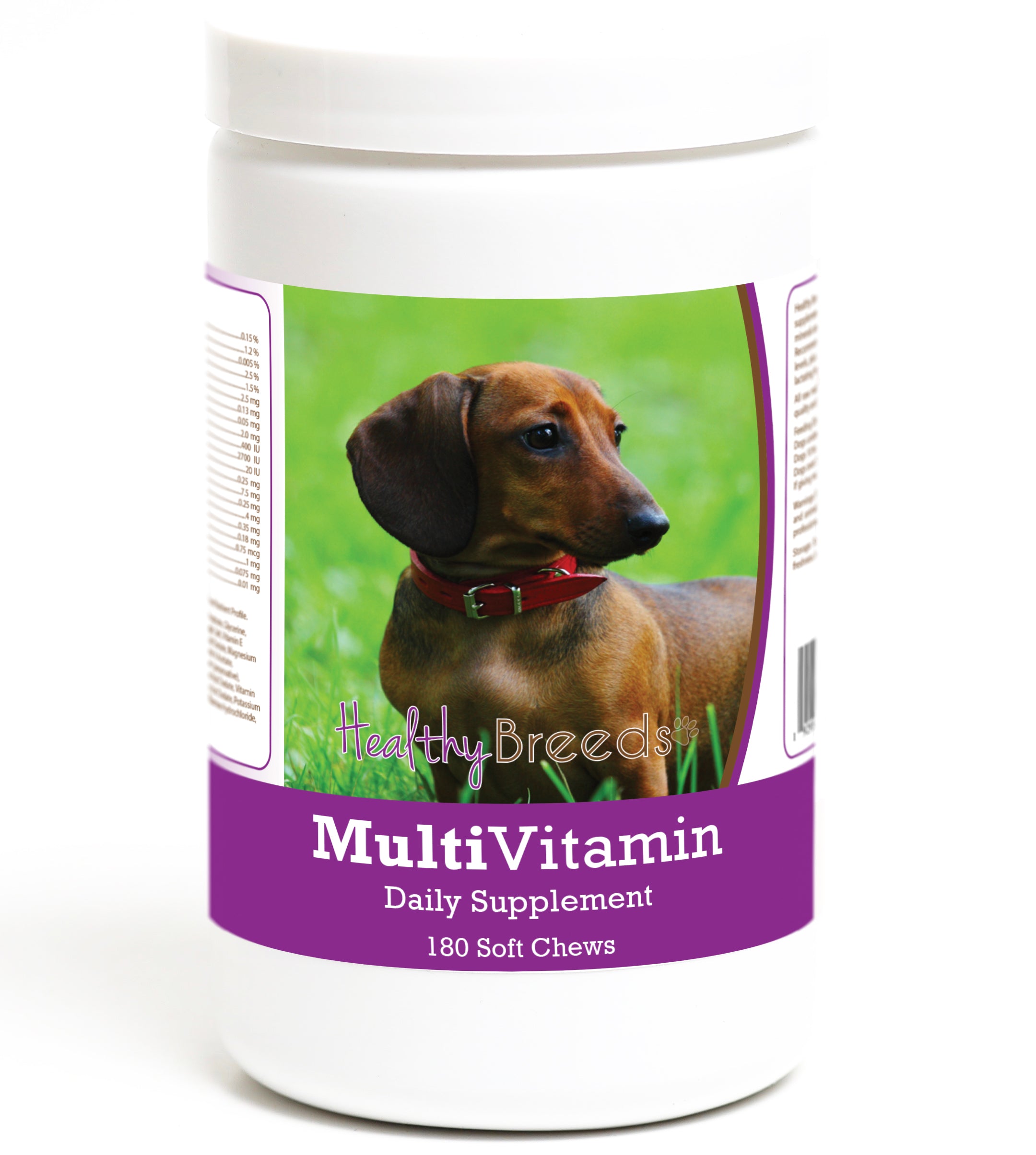 Dachshund Multivitamin Soft Chew for Dogs 180 Count