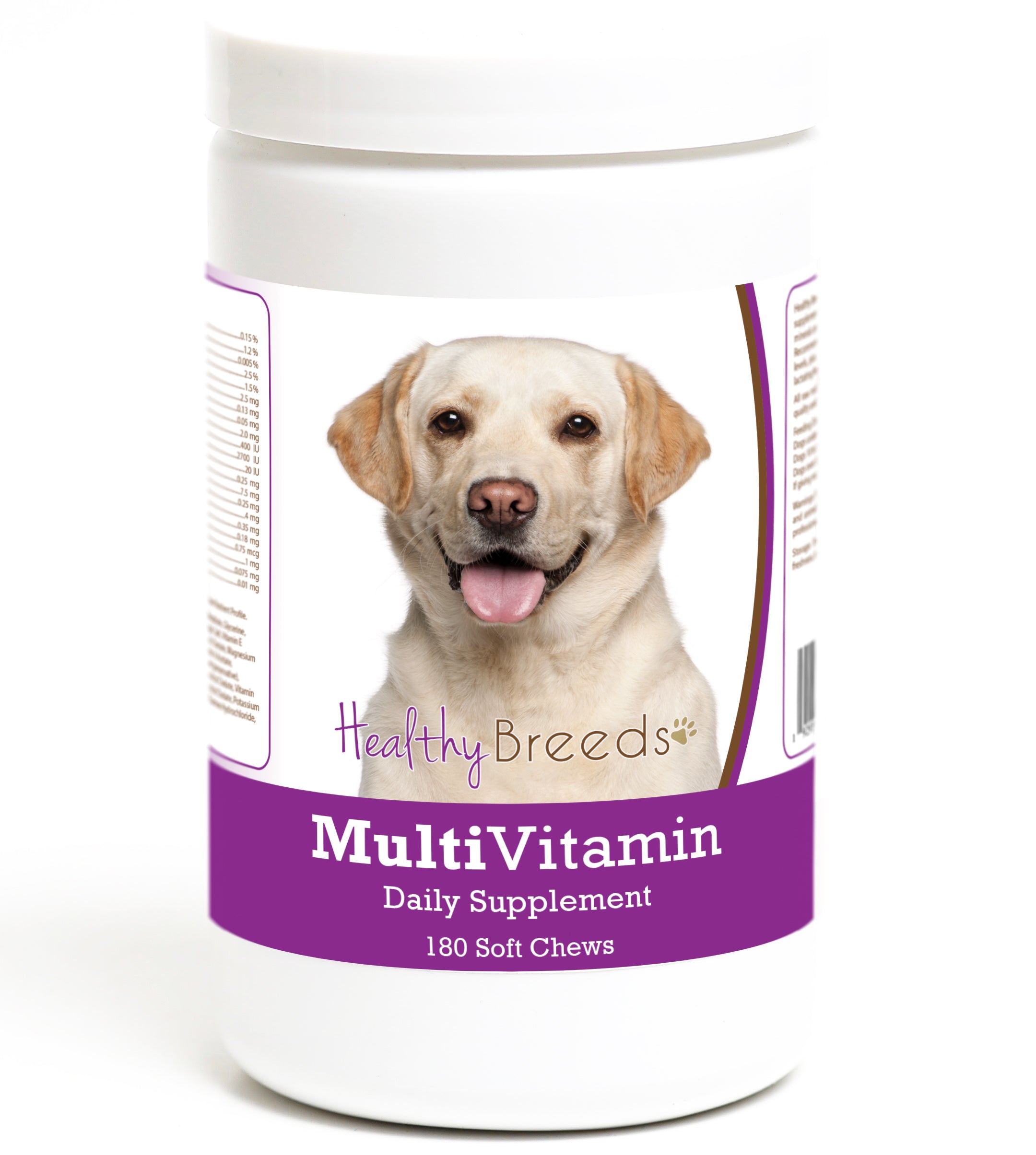 Labrador Retriever Multivitamin Soft Chew for Dogs 180 Count
