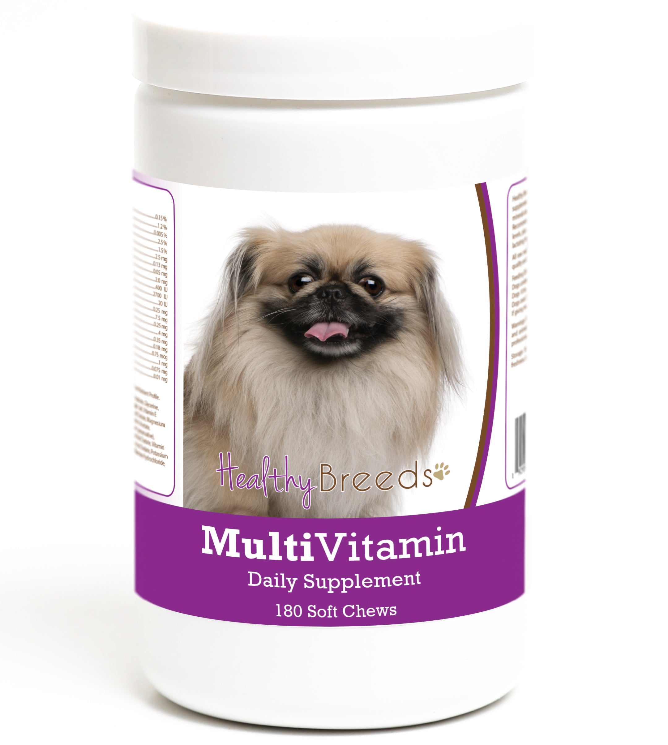 Pekingese Multivitamin Soft Chew for Dogs 180 Count