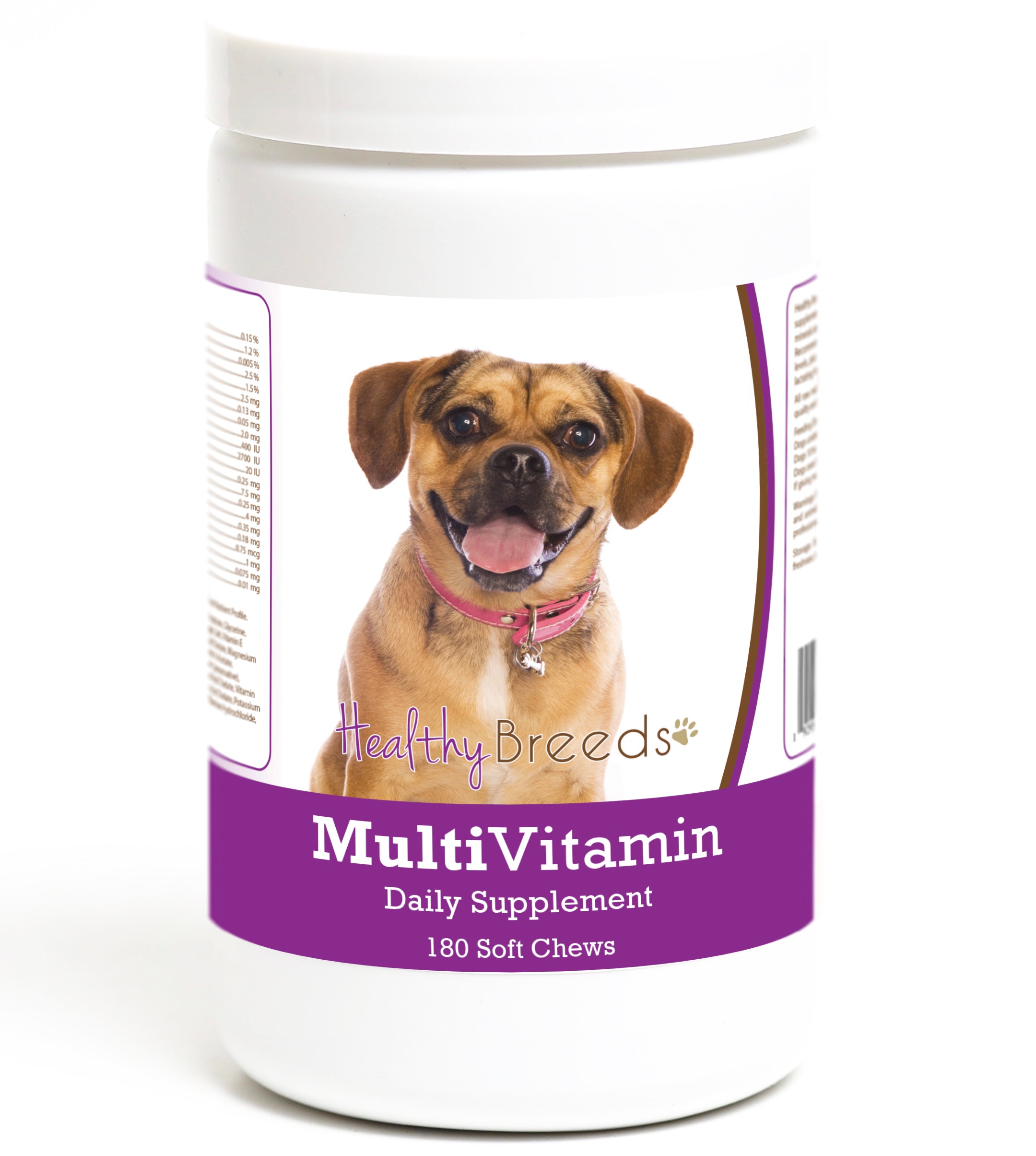 Puggle Multivitamin Soft Chew for Dogs 180 Count