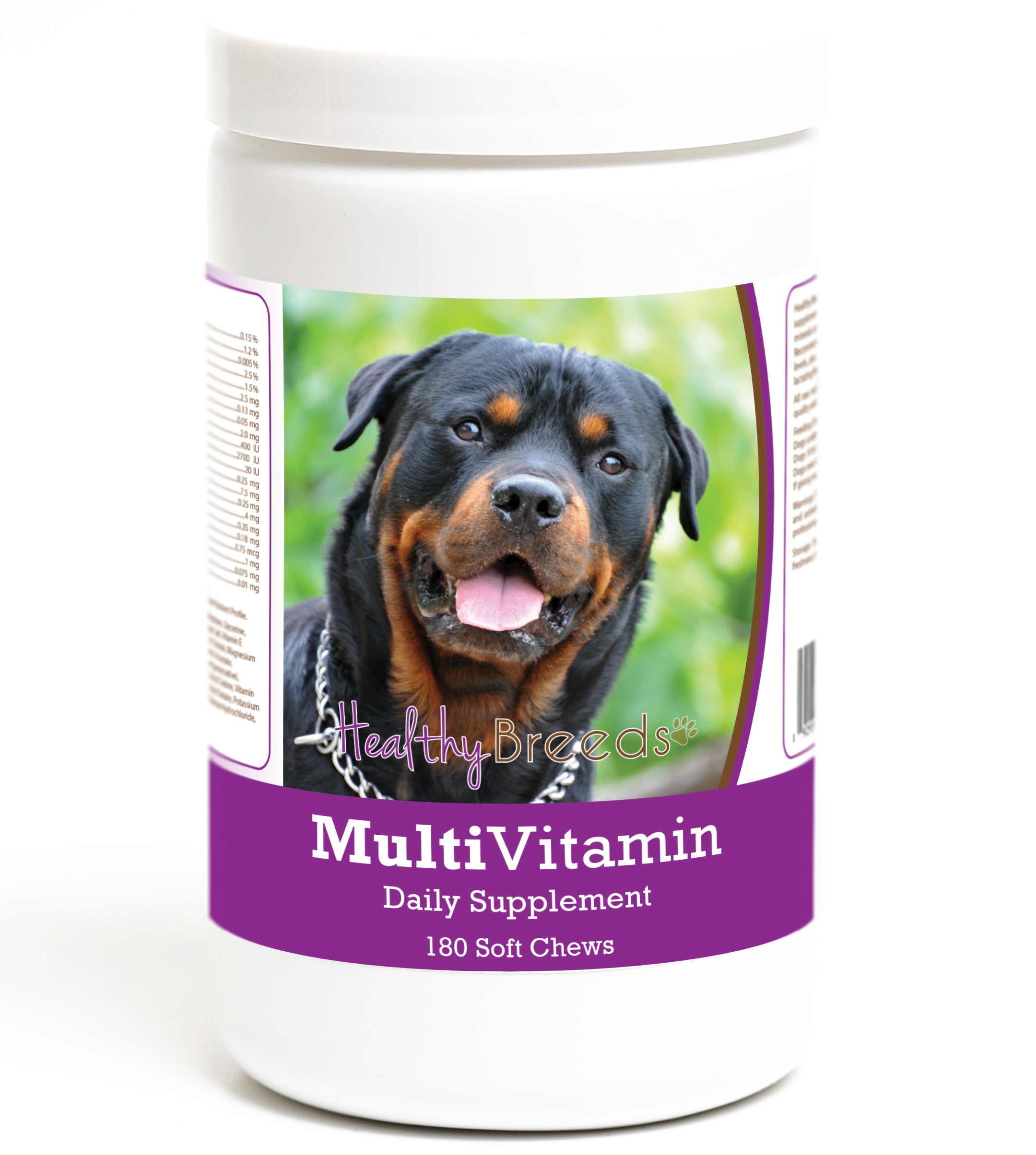 Rottweiler Multivitamin Soft Chew for Dogs 180 Count