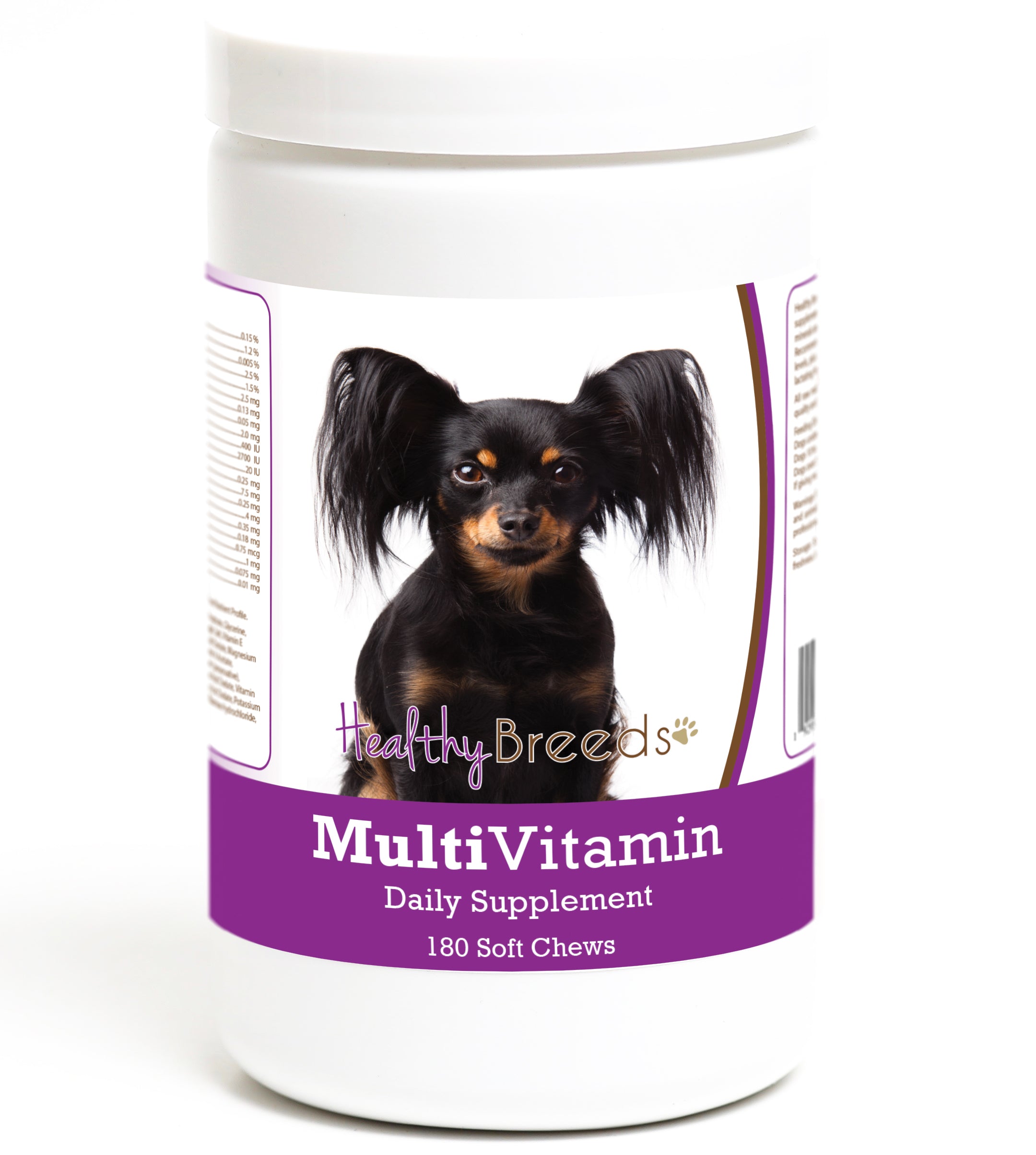 Russian Toy Terrier Multivitamin Soft Chew for Dogs 180 Count
