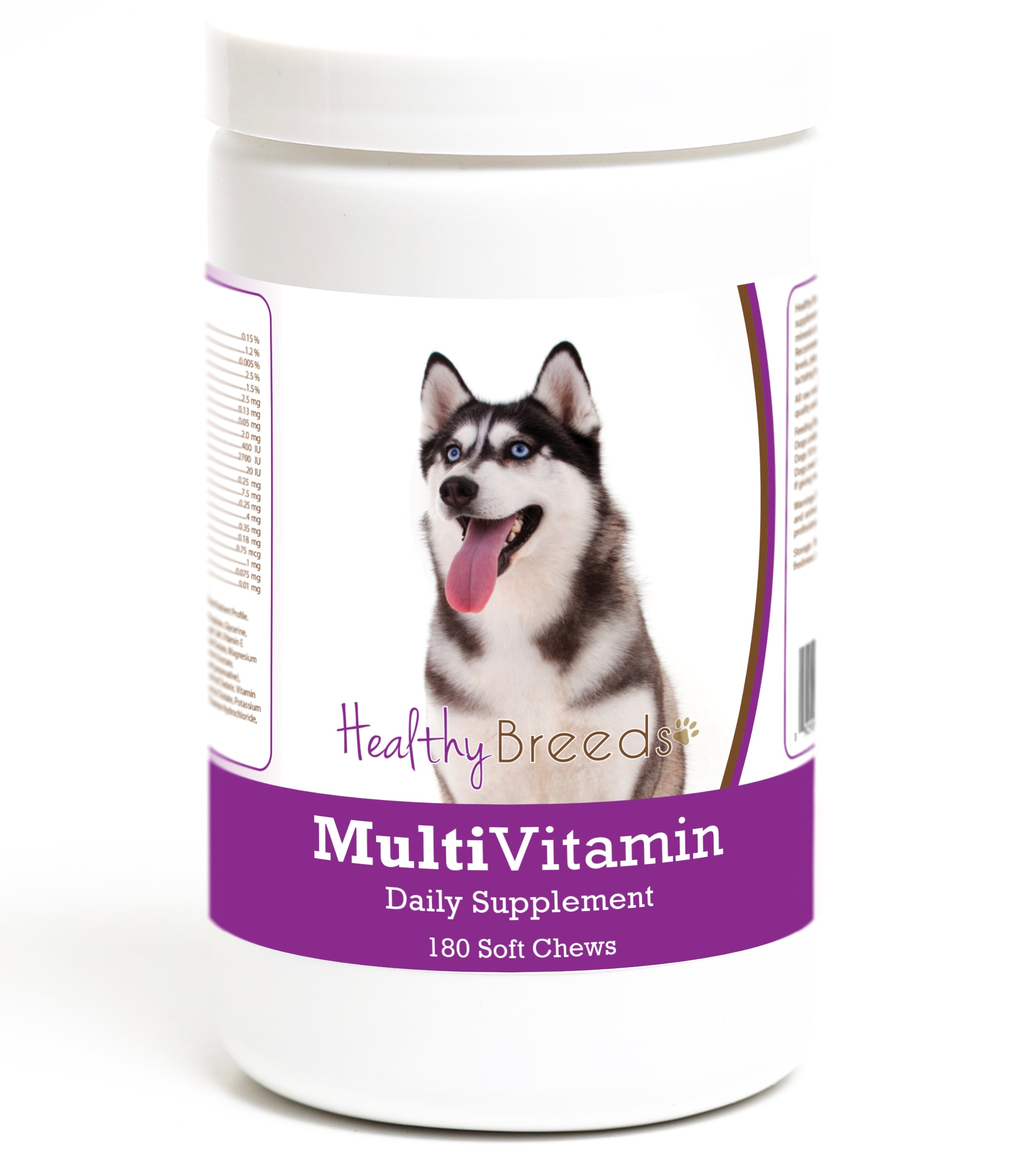 Siberian Husky Multivitamin Soft Chew for Dogs 180 Count