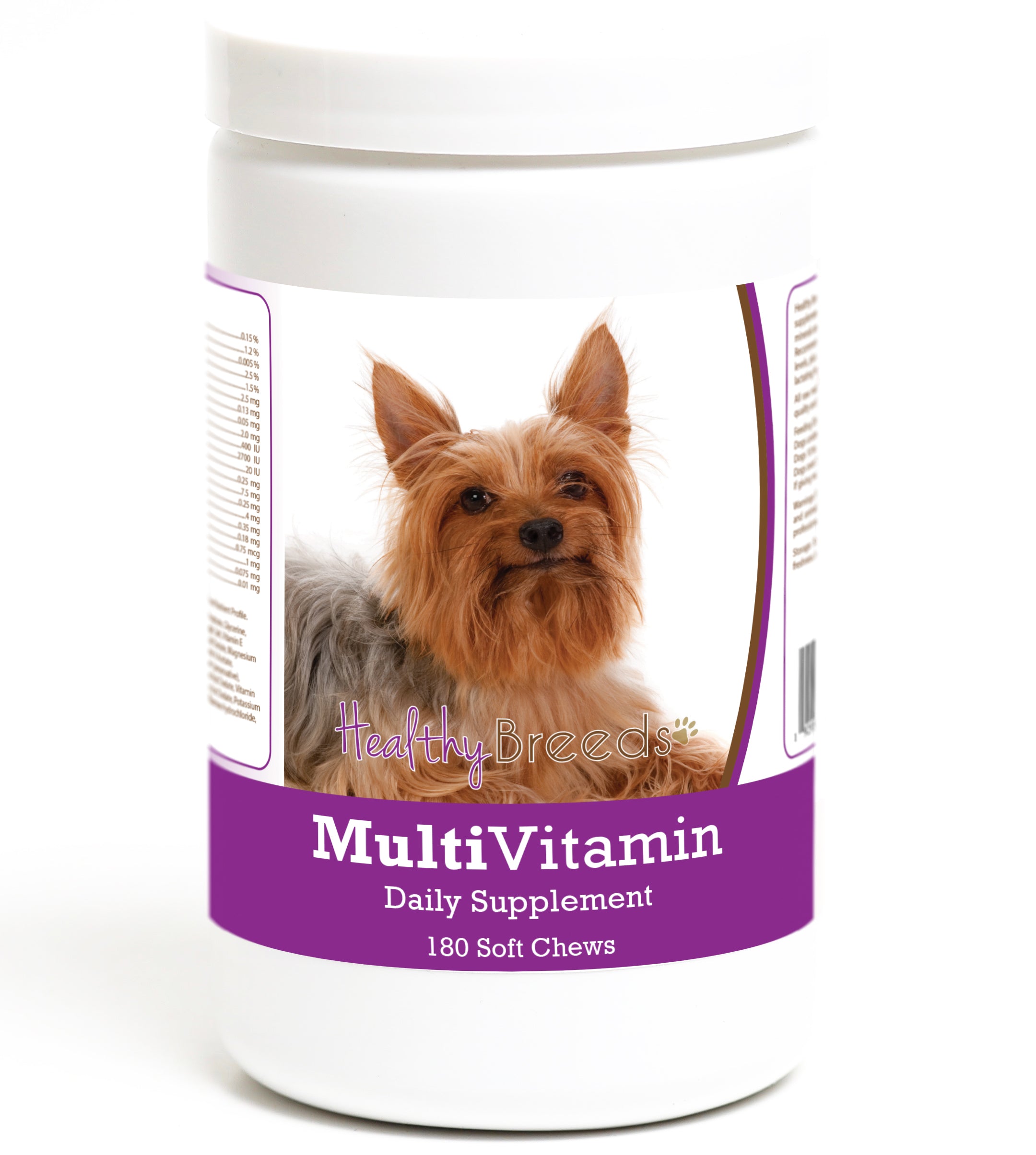 Silky Terrier Multivitamin Soft Chew for Dogs 180 Count