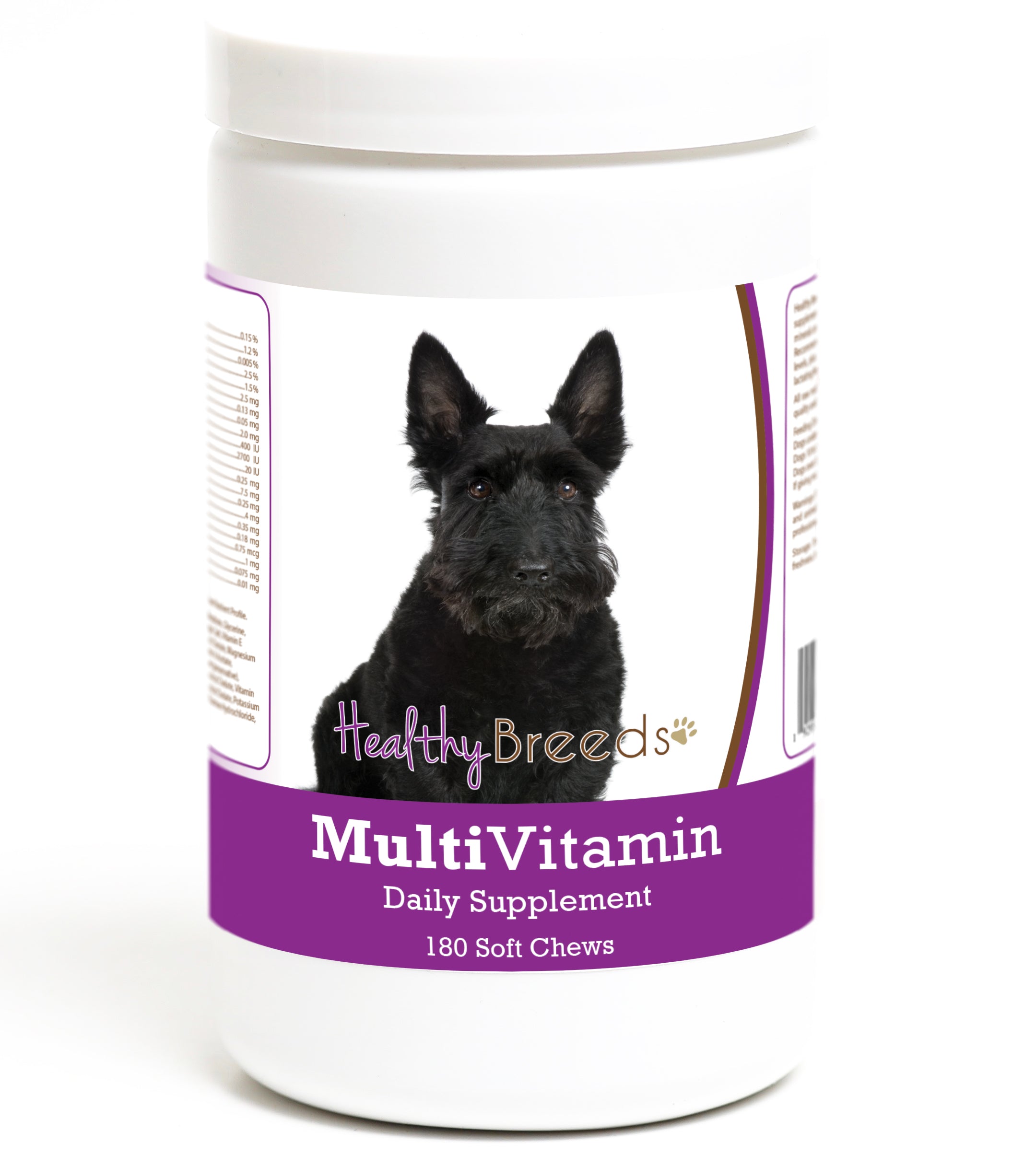 Scottish Terrier Multivitamin Soft Chew for Dogs 180 Count