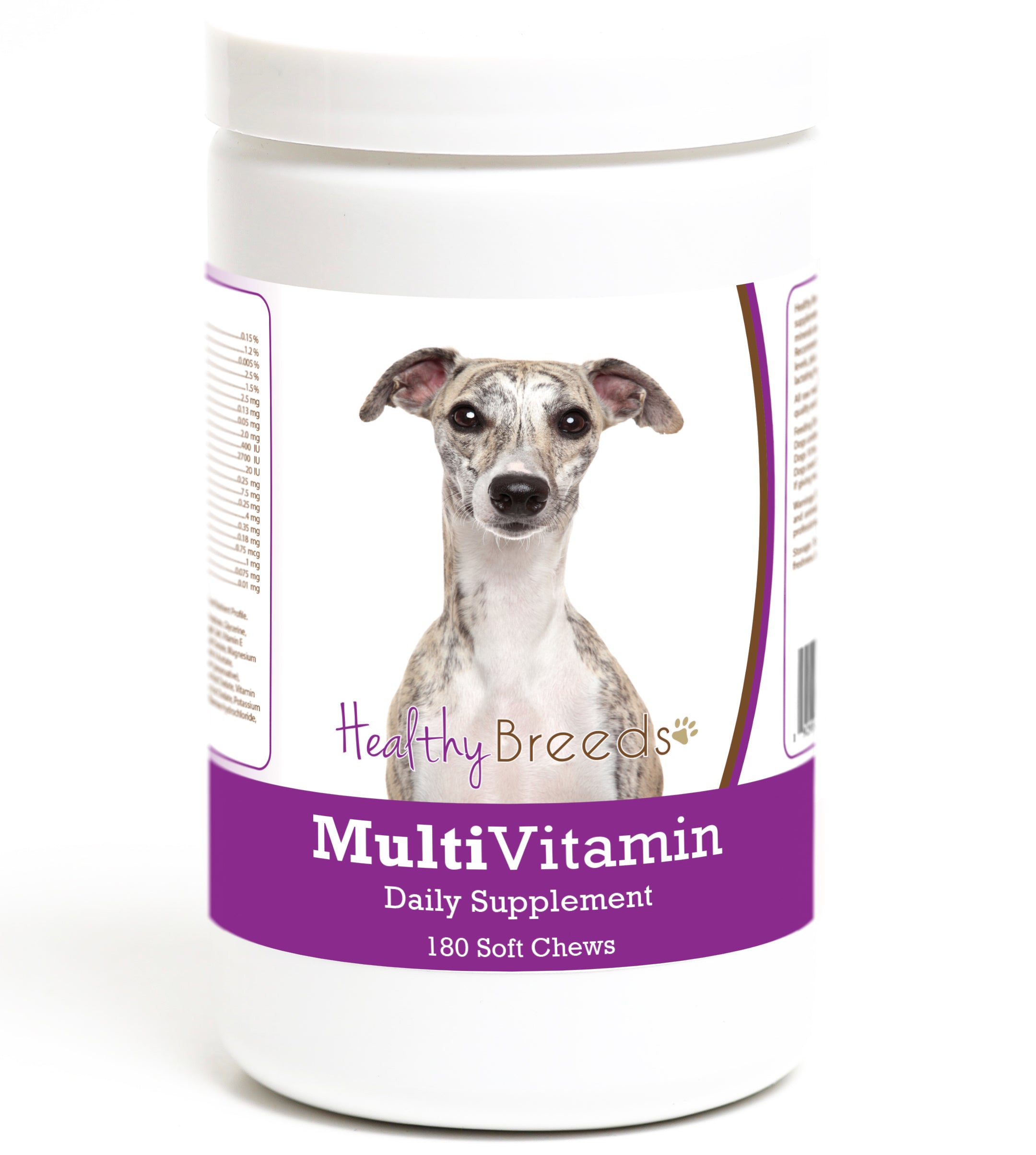 Whippet Multivitamin Soft Chew for Dogs 180 Count