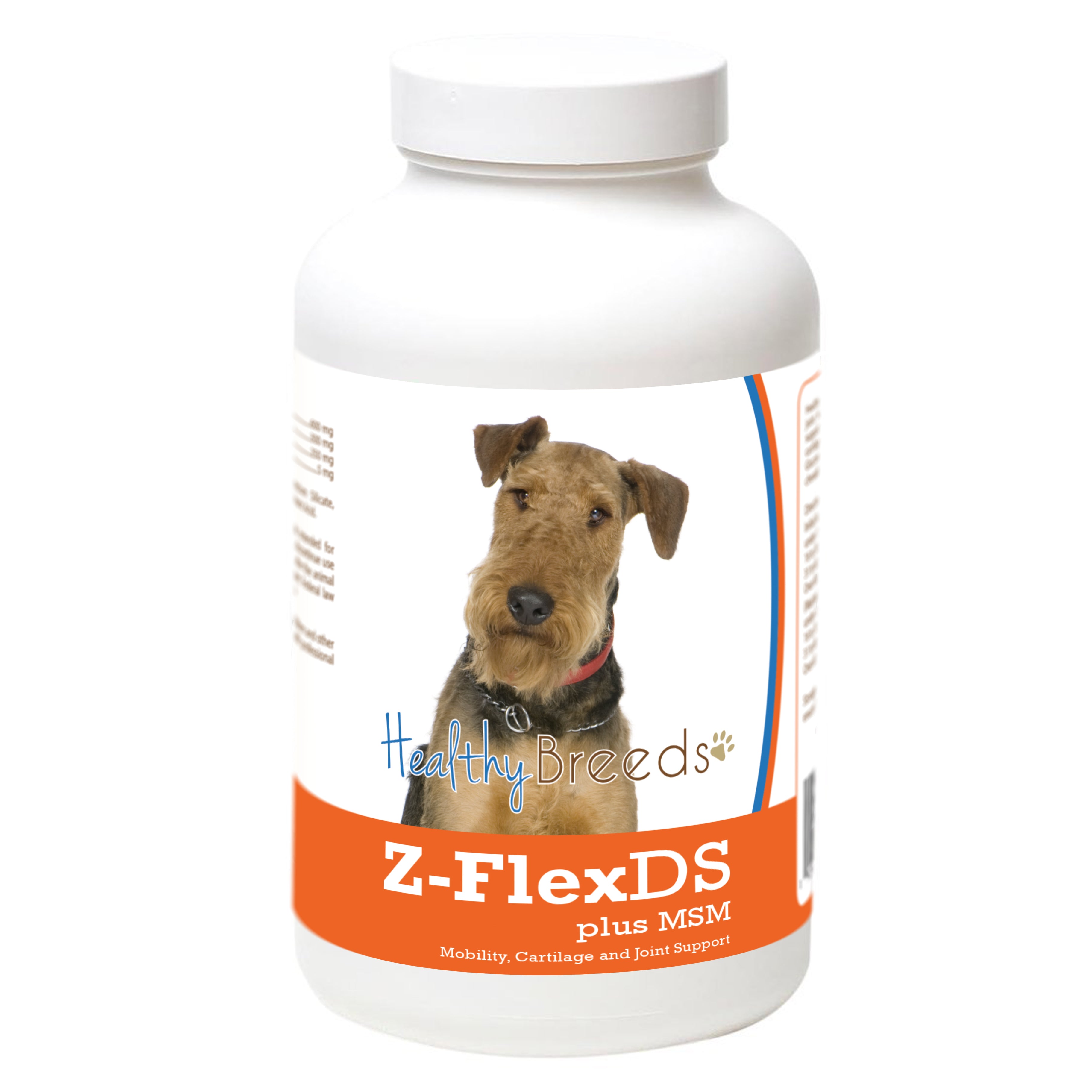 Airedale Terrier Z-FlexDS plus MSM Chewable Tablets 60 Count