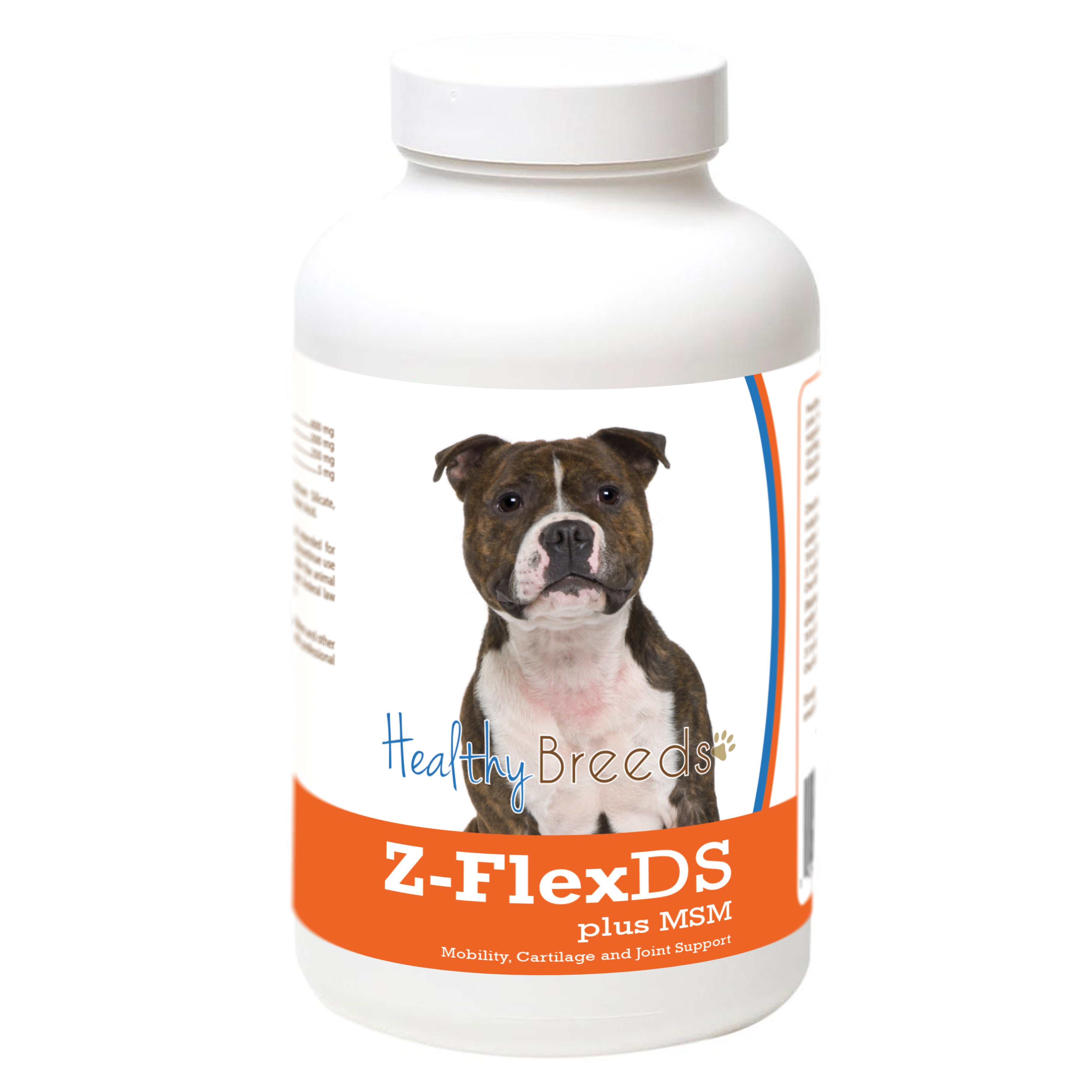 Staffordshire Bull Terrier Z-FlexDS plus MSM Chewable Tablets 60 Count