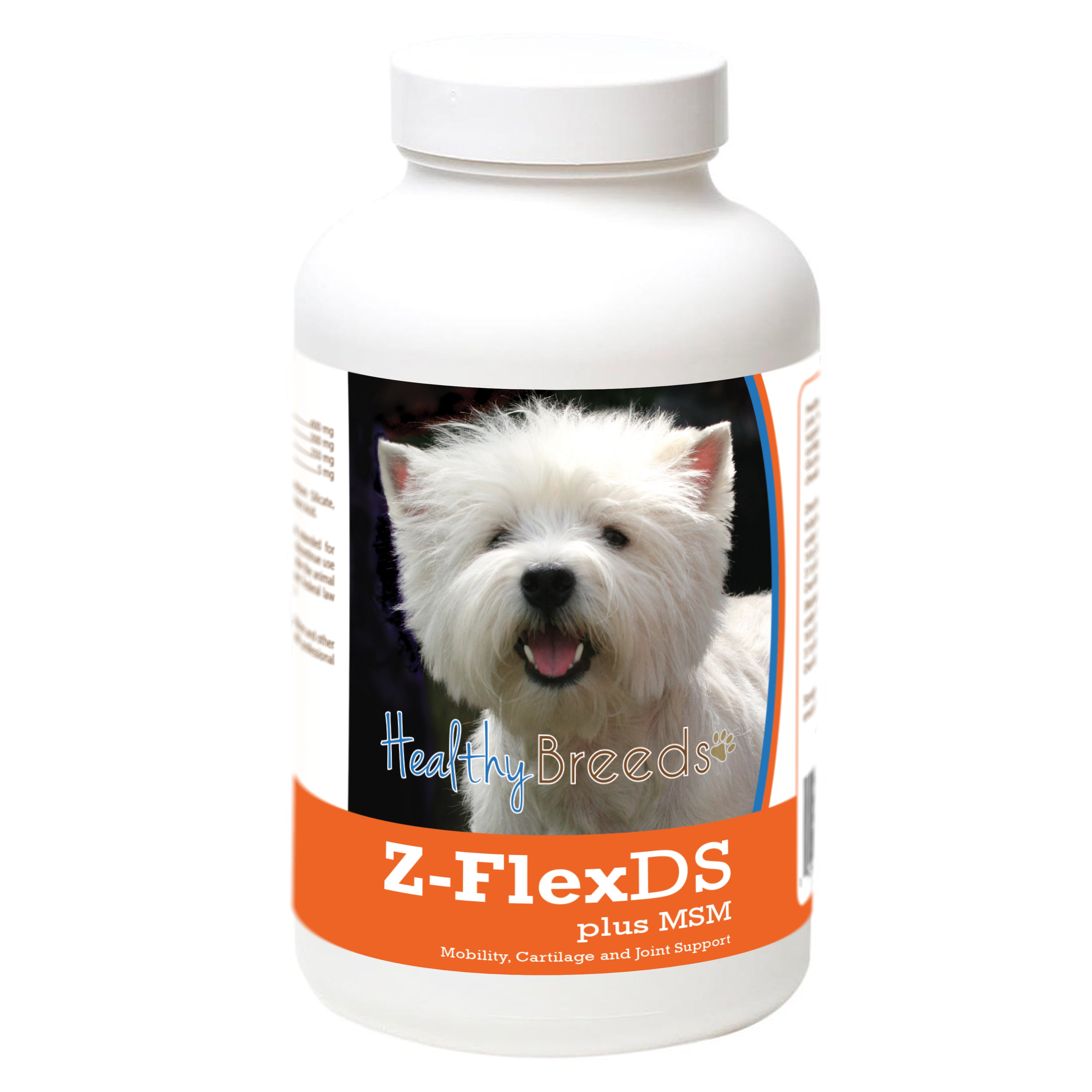West Highland White Terrier Z-FlexDS plus MSM Chewable Tablets 60 Count