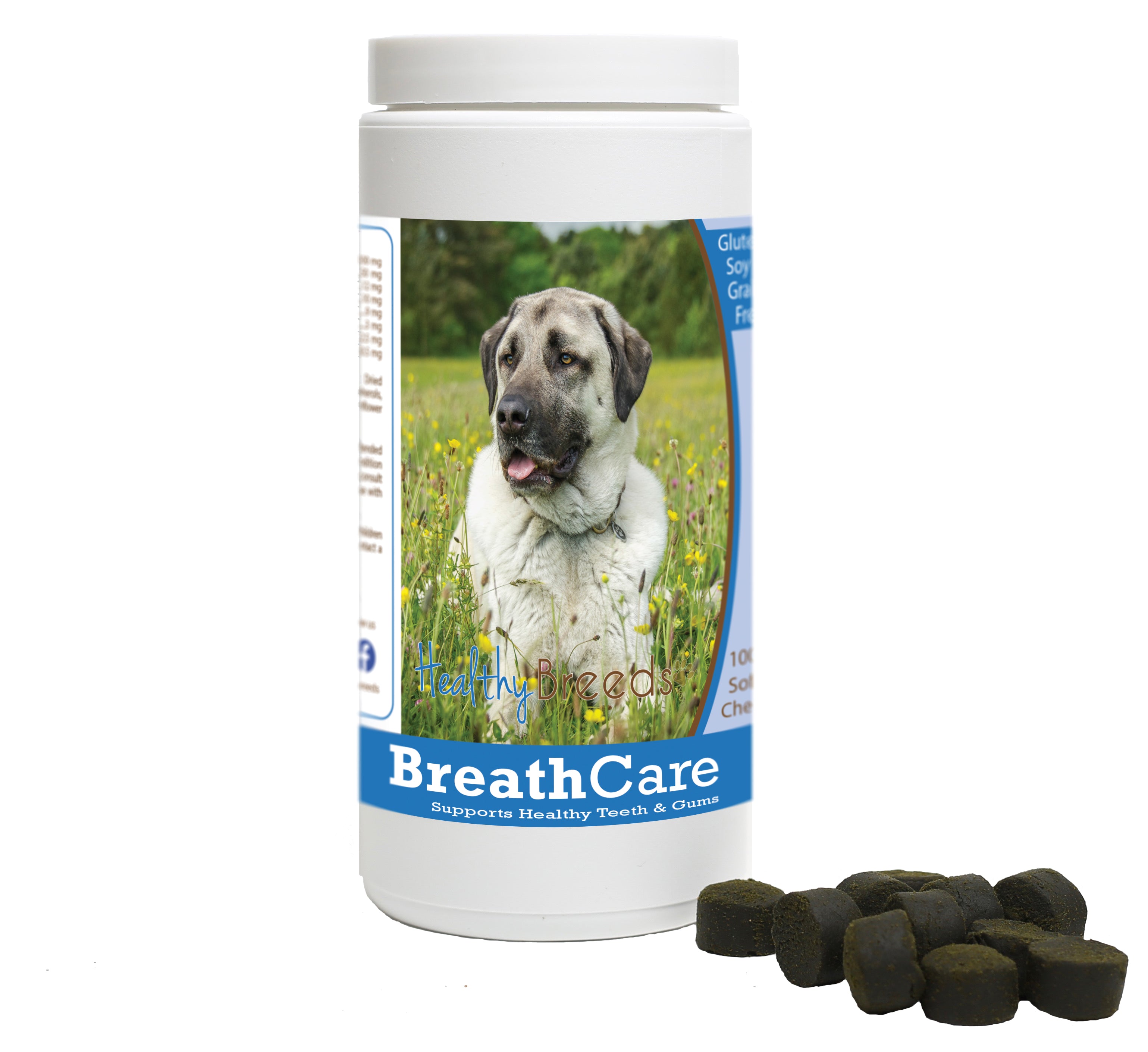 Anatolian Shepherd Dog Breath Care Soft Chews for Dogs 100 Count