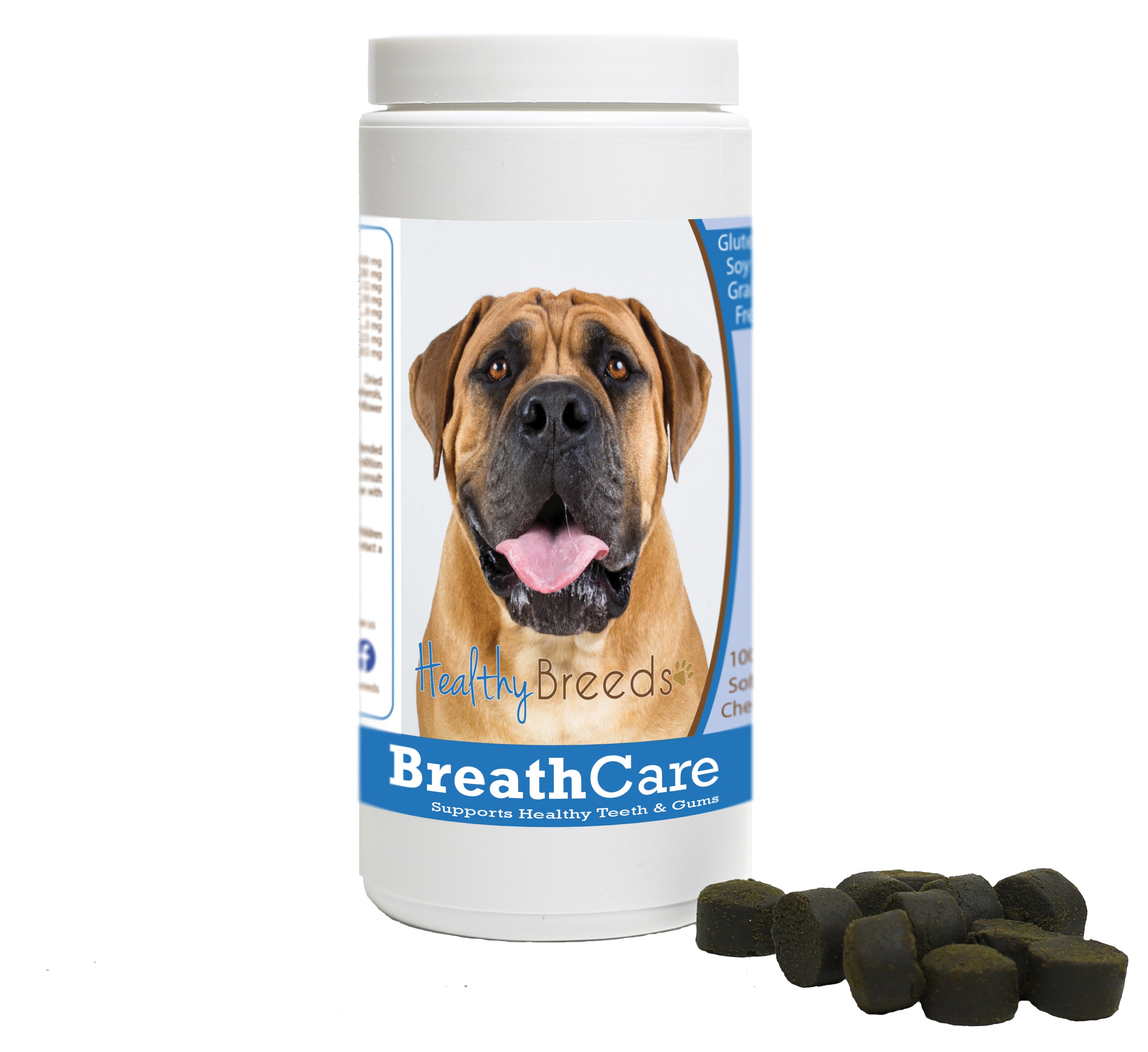 Boerboel Breath Care Soft Chews for Dogs 100 Count