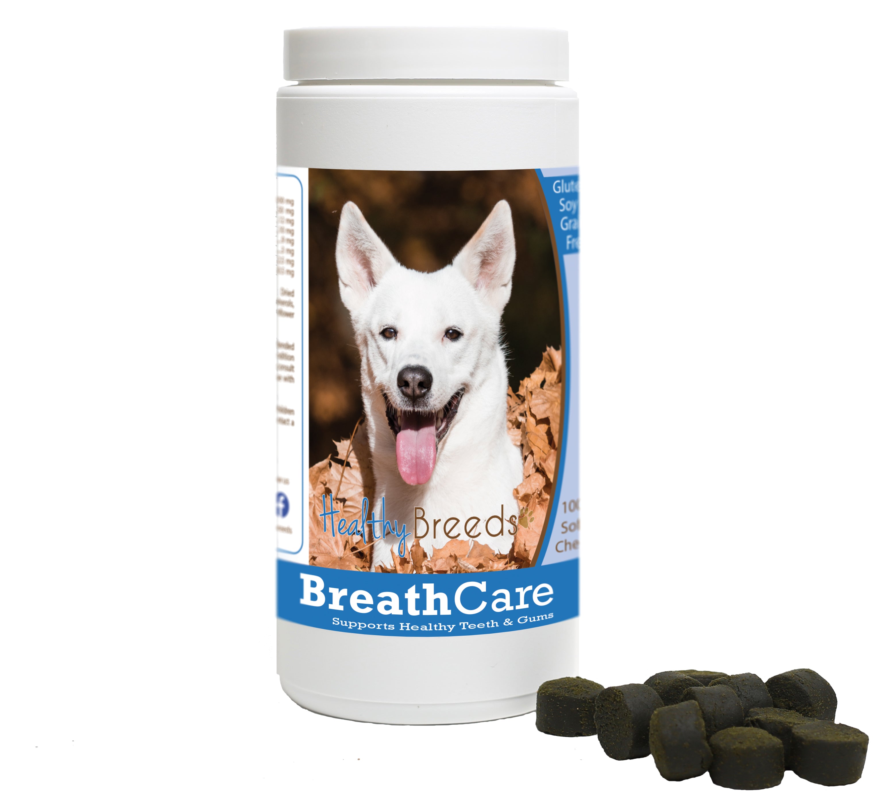 Canaan Dog Breath Care Soft Chews for Dogs 100 Count