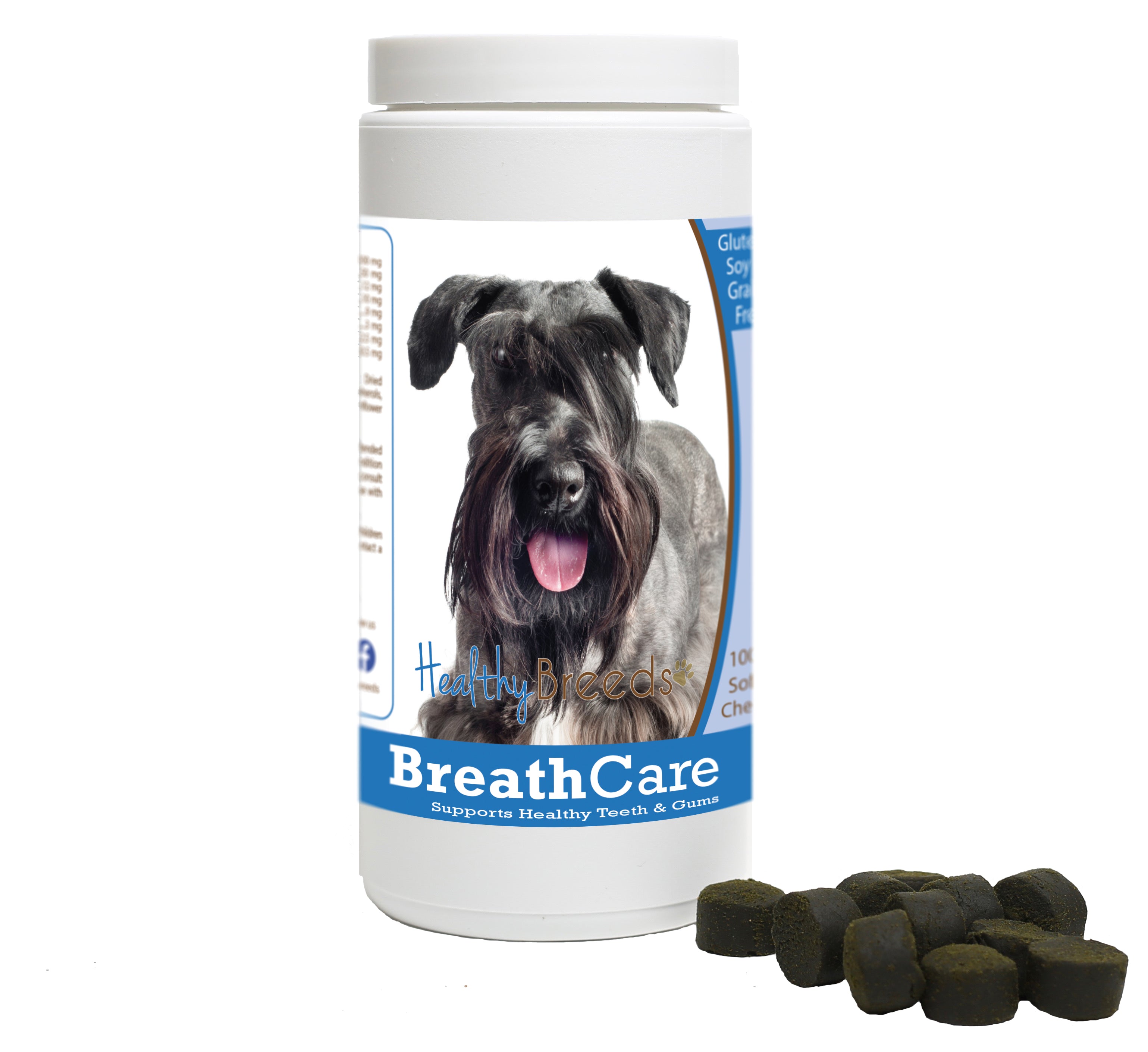 Cesky Terrier Breath Care Soft Chews for Dogs 100 Count