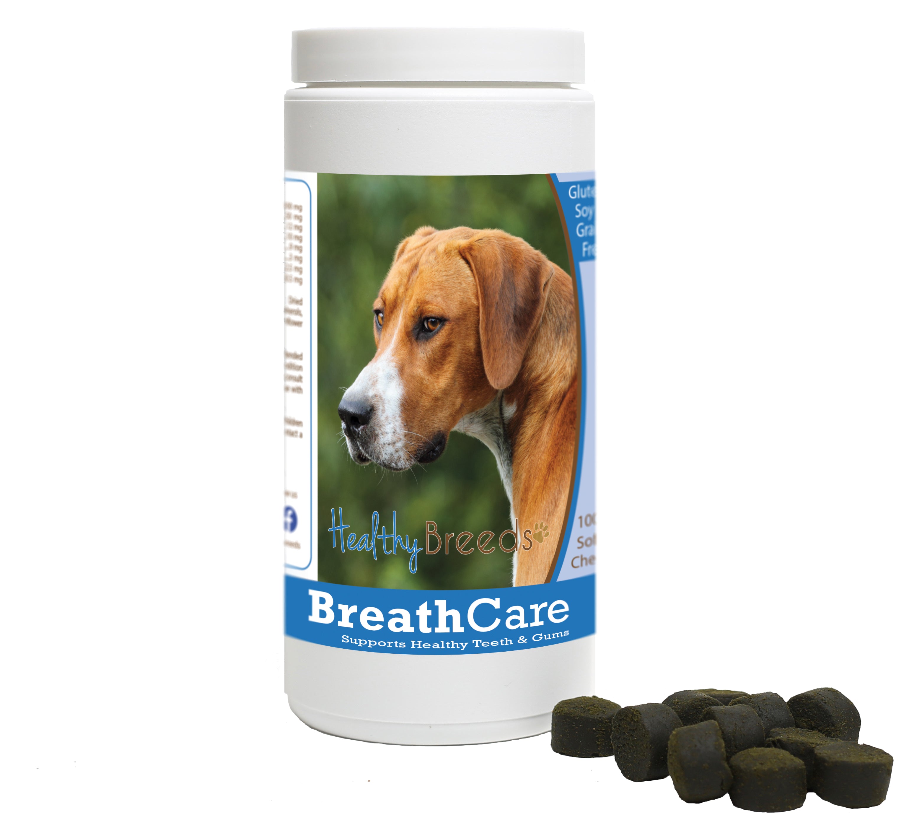 English Foxhound Breath Care Soft Chews for Dogs 100 Count