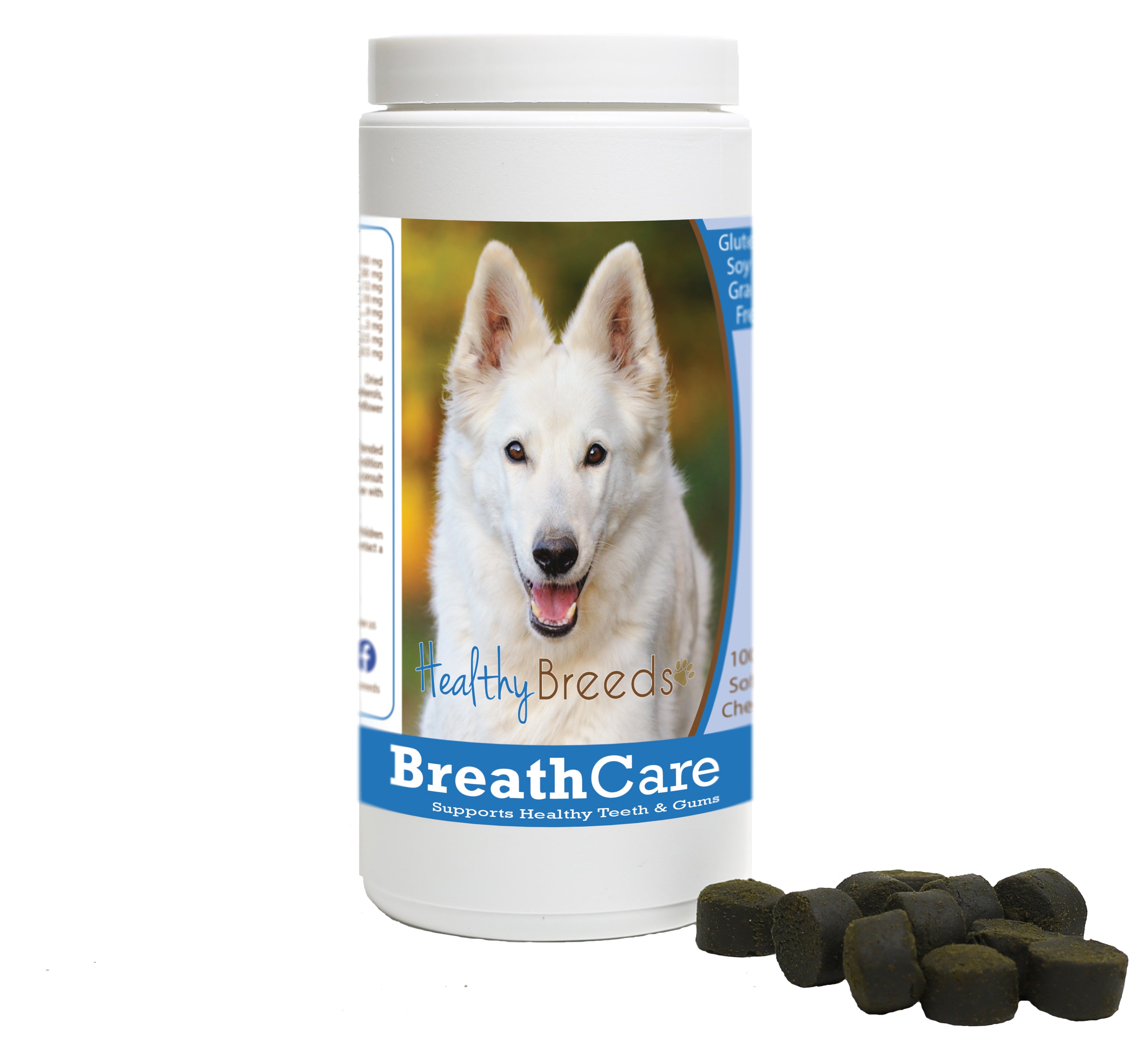 German Shepherd Breath Care Soft Chews for Dogs 100 Count