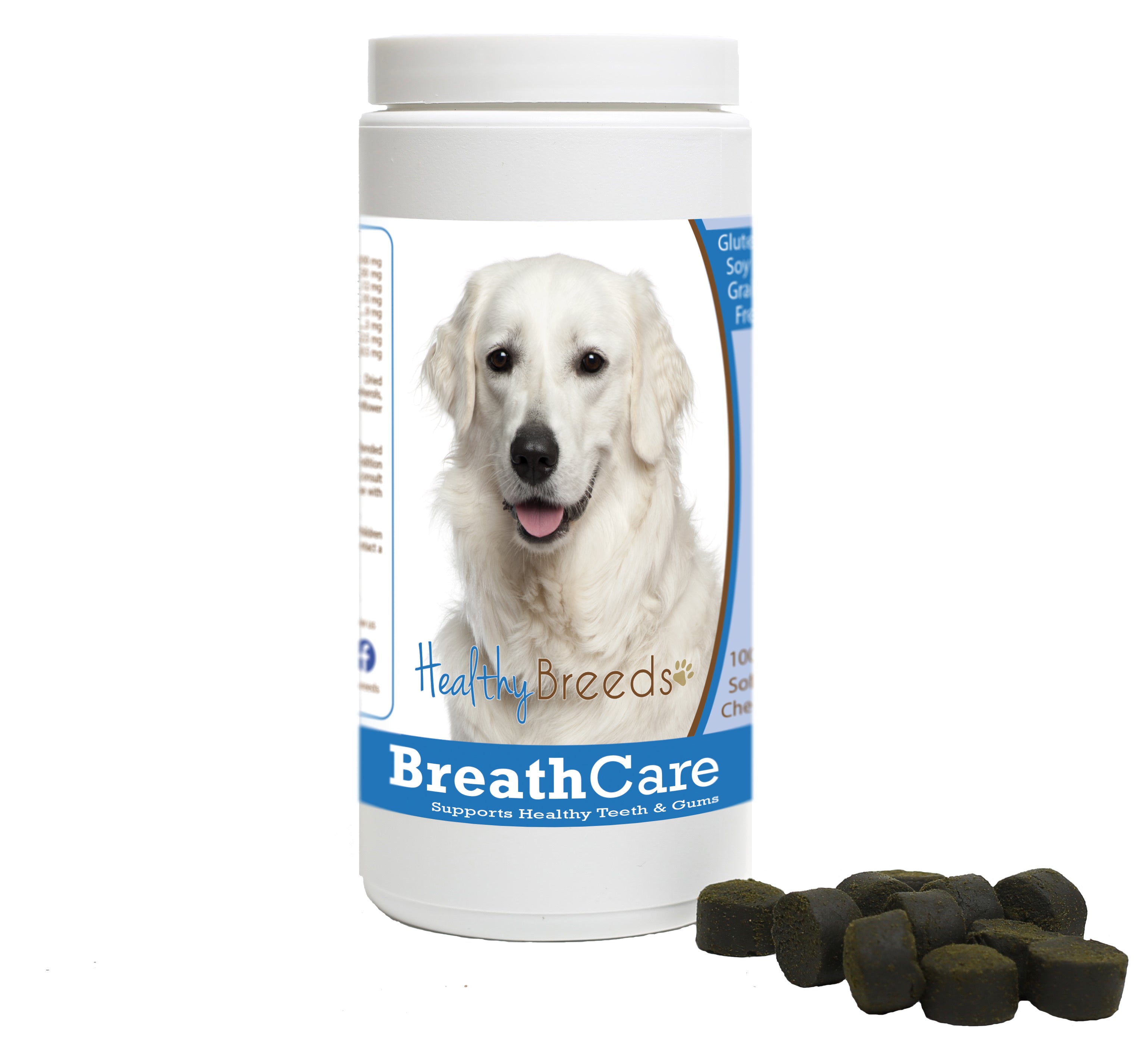 Kuvasz Breath Care Soft Chews for Dogs 100 Count