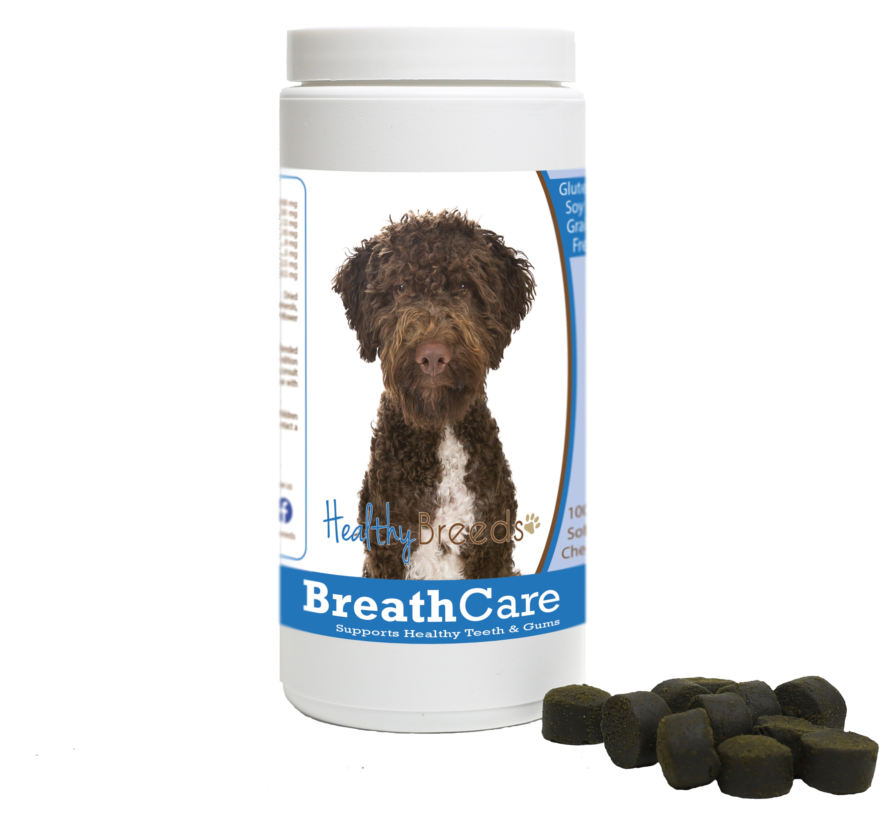 Lagotti Romagnoli Breath Care Soft Chews for Dogs 100 Count