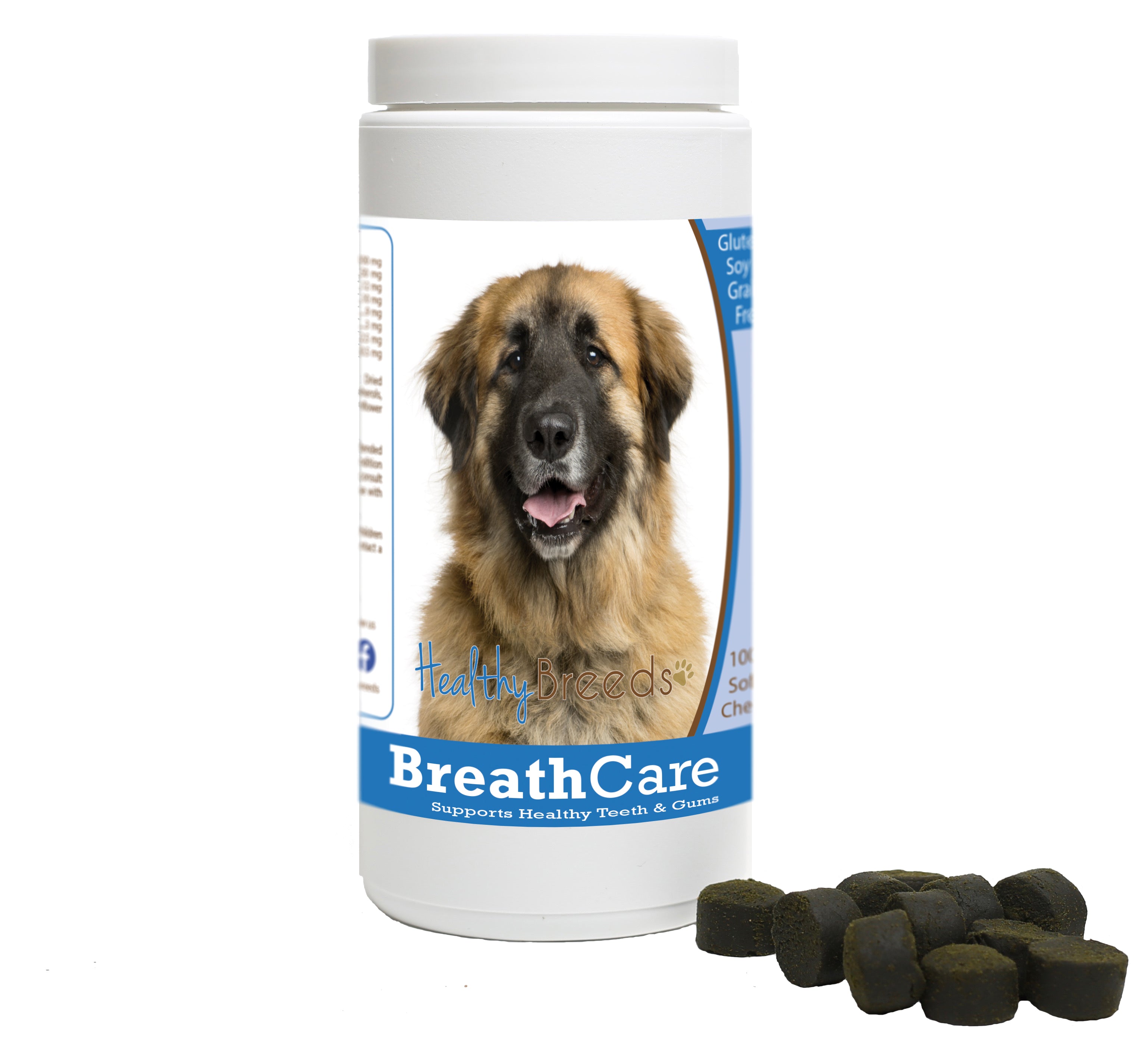 Leonberger Breath Care Soft Chews for Dogs 100 Count
