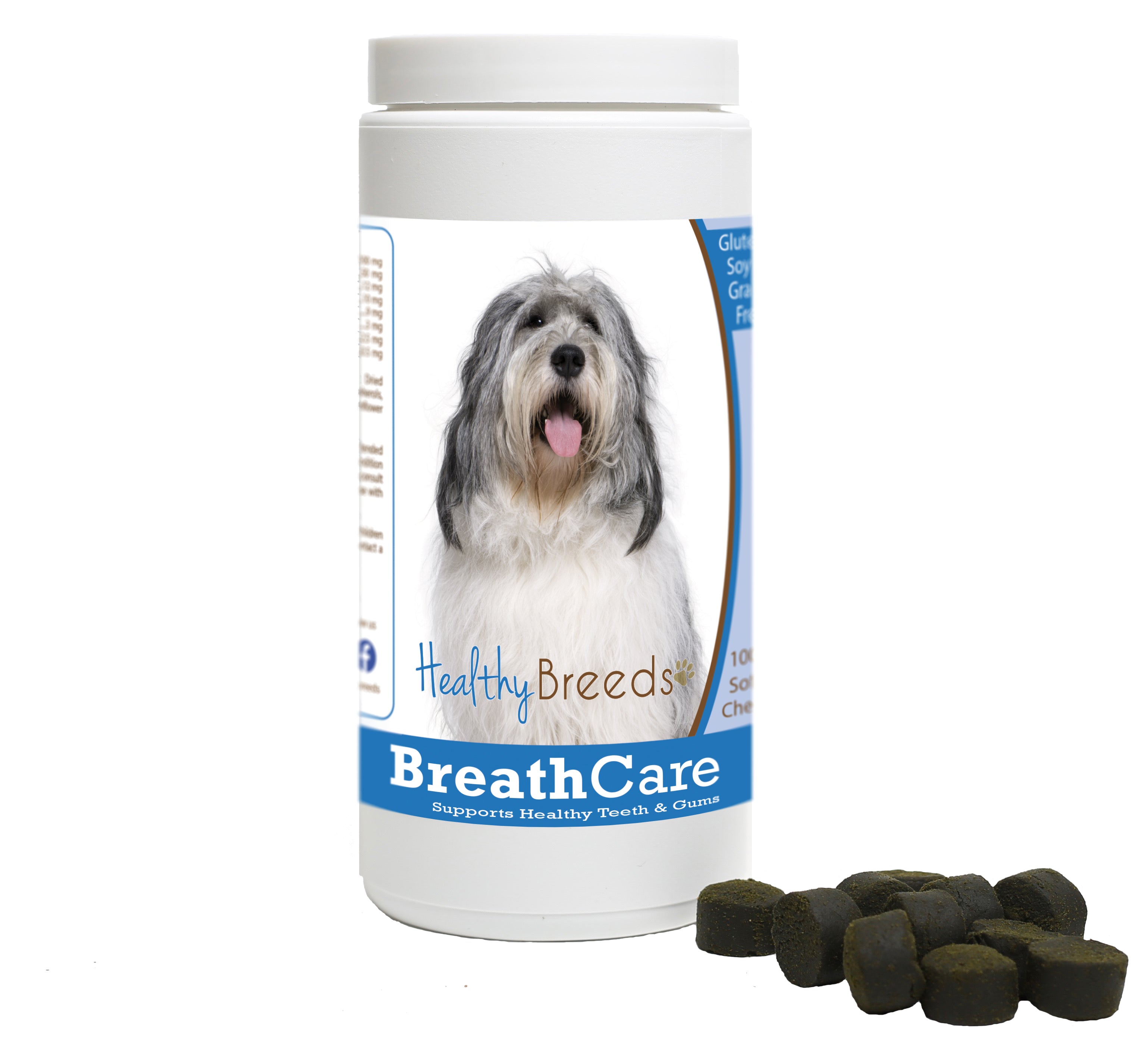 Polish Lowland Sheepdog Breath Care Soft Chews for Dogs 100 Count