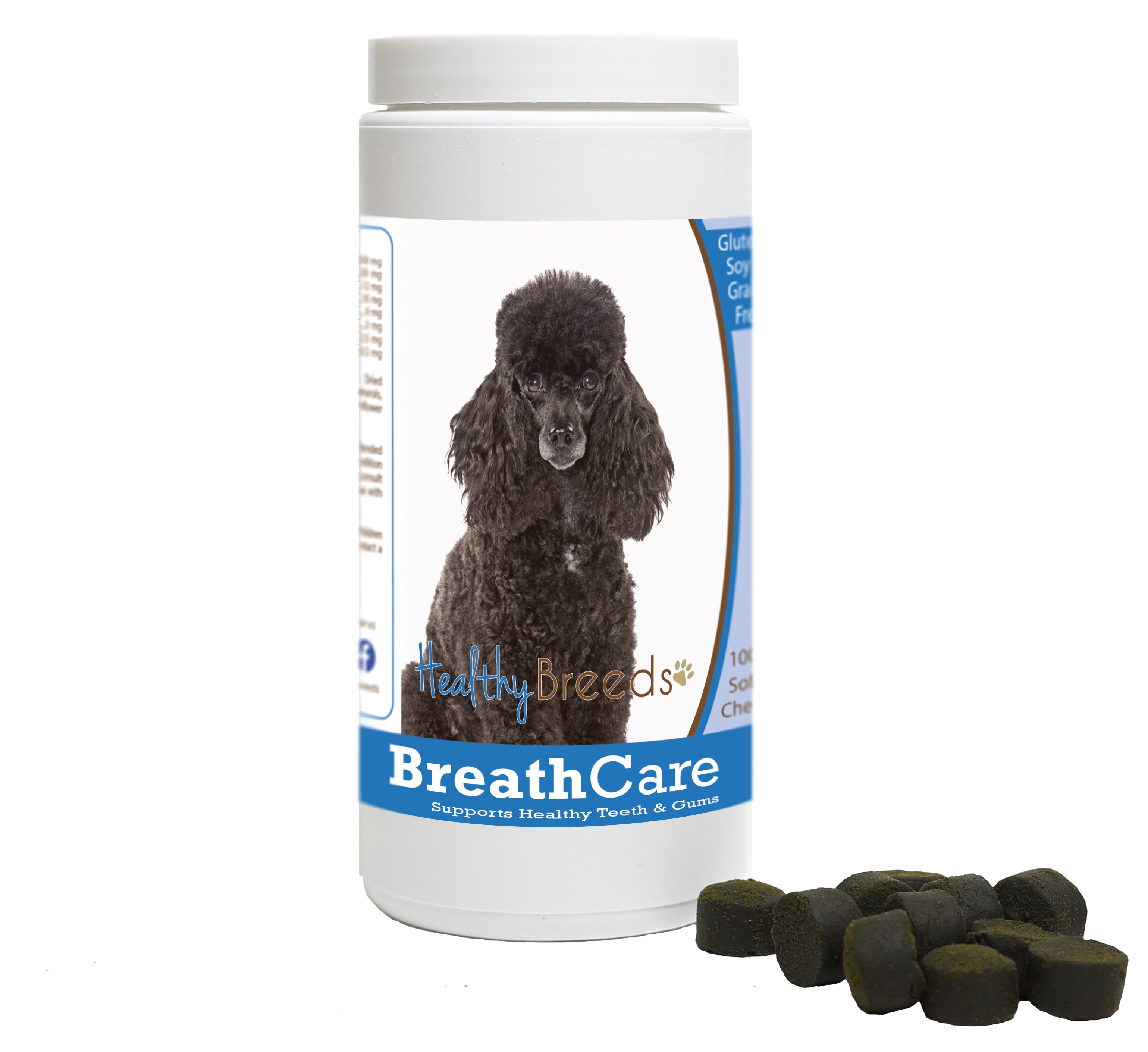 Poodle Breath Care Soft Chews for Dogs 100 Count