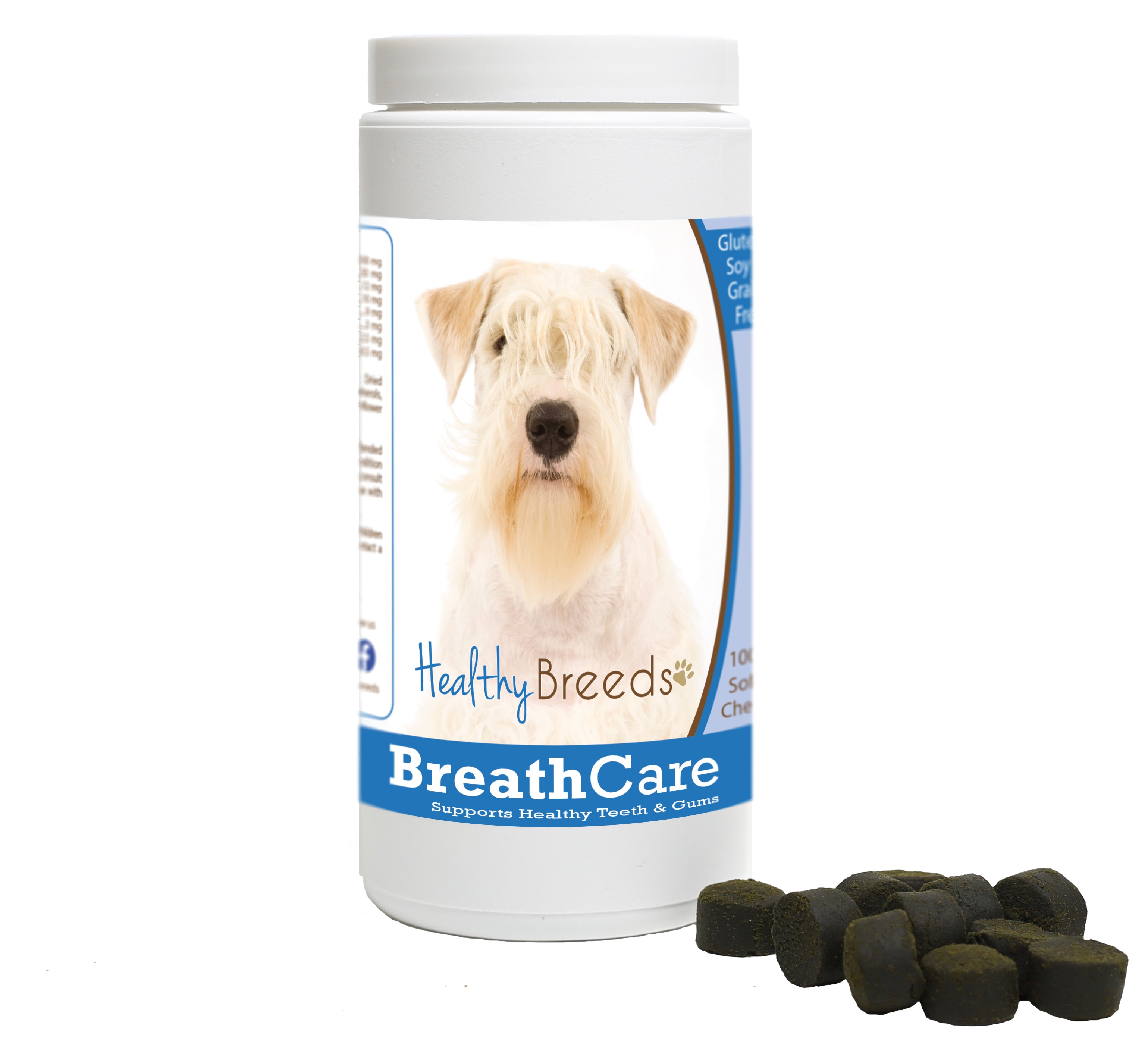 Sealyham Terrier Breath Care Soft Chews for Dogs 100 Count