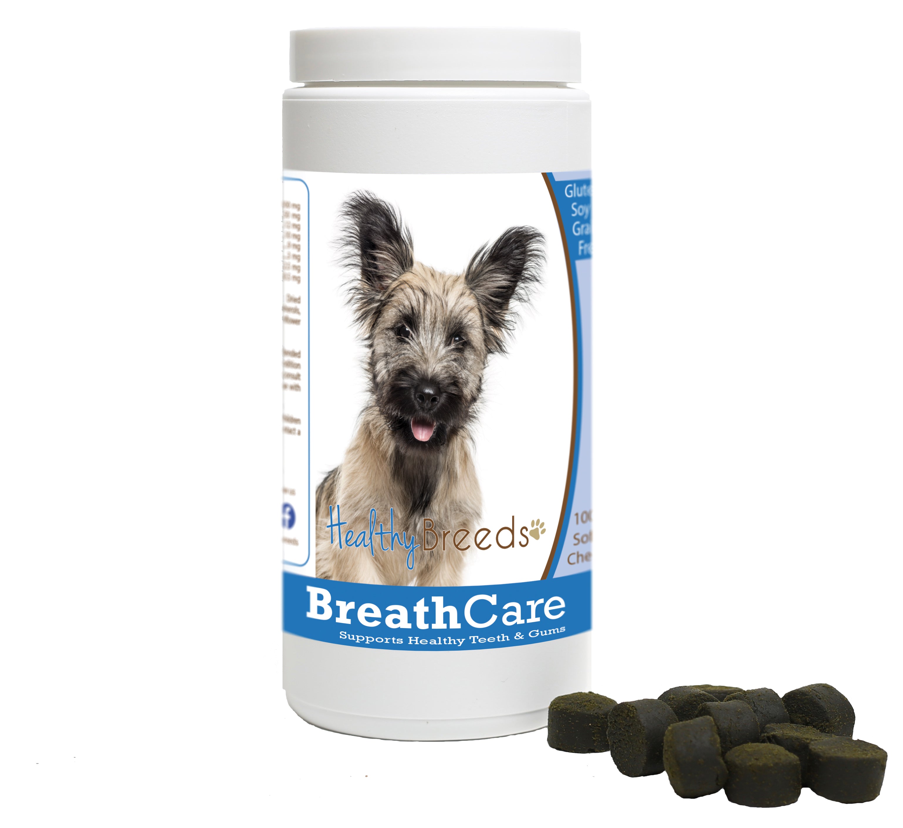 Skye Terrier Breath Care Soft Chews for Dogs 100 Count