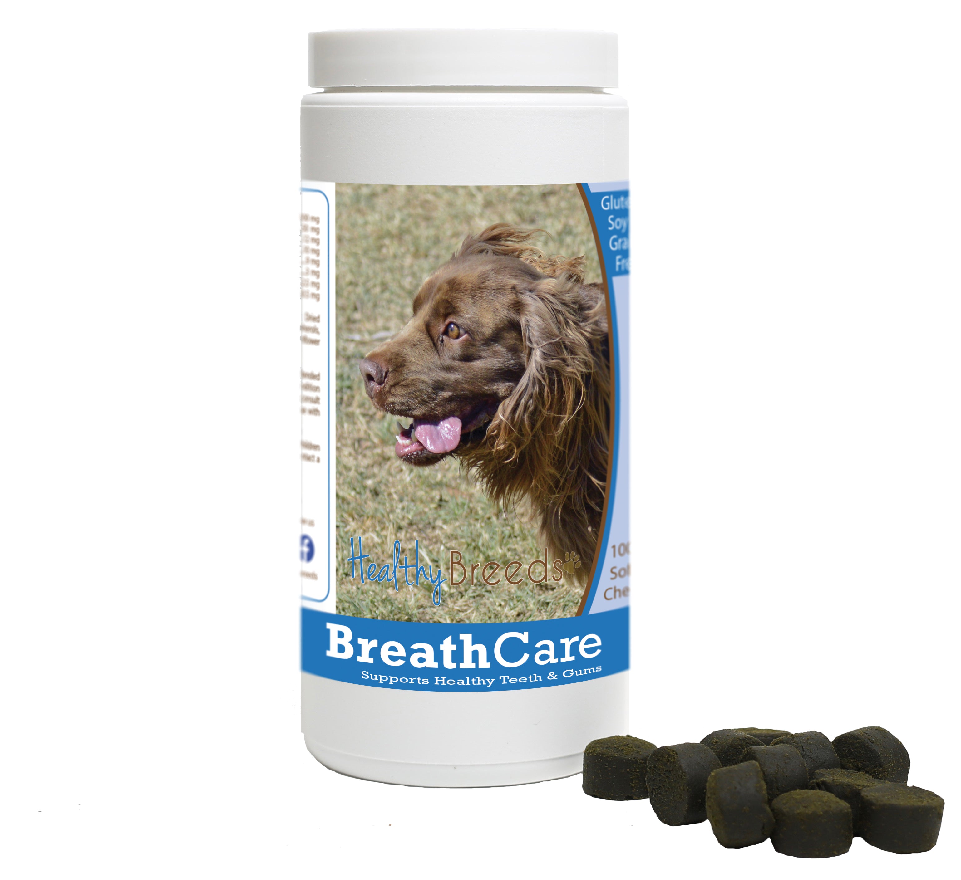Sussex Spaniel Breath Care Soft Chews for Dogs 100 Count