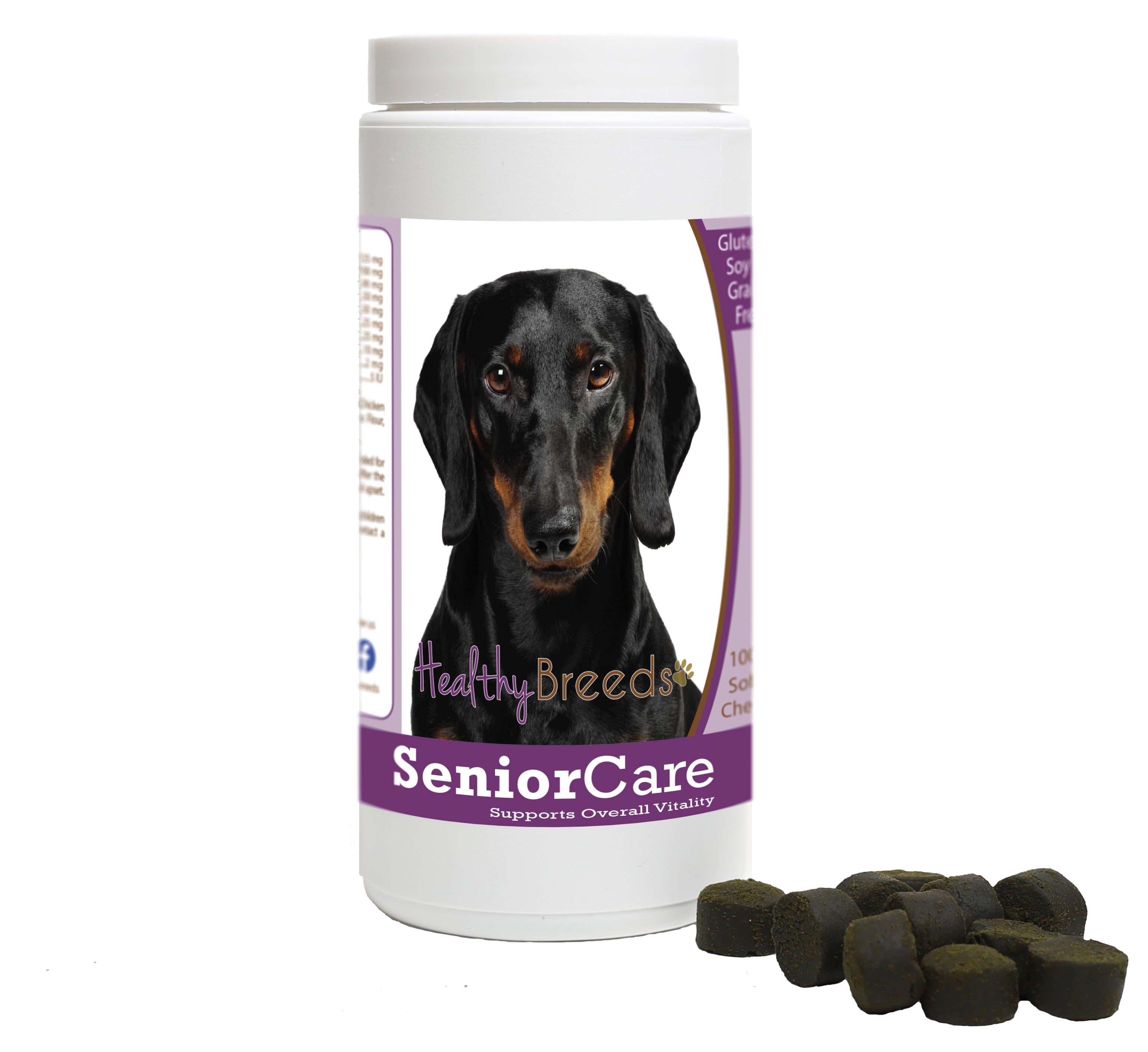 Dachshund Senior Dog Care Soft Chews 100 Count
