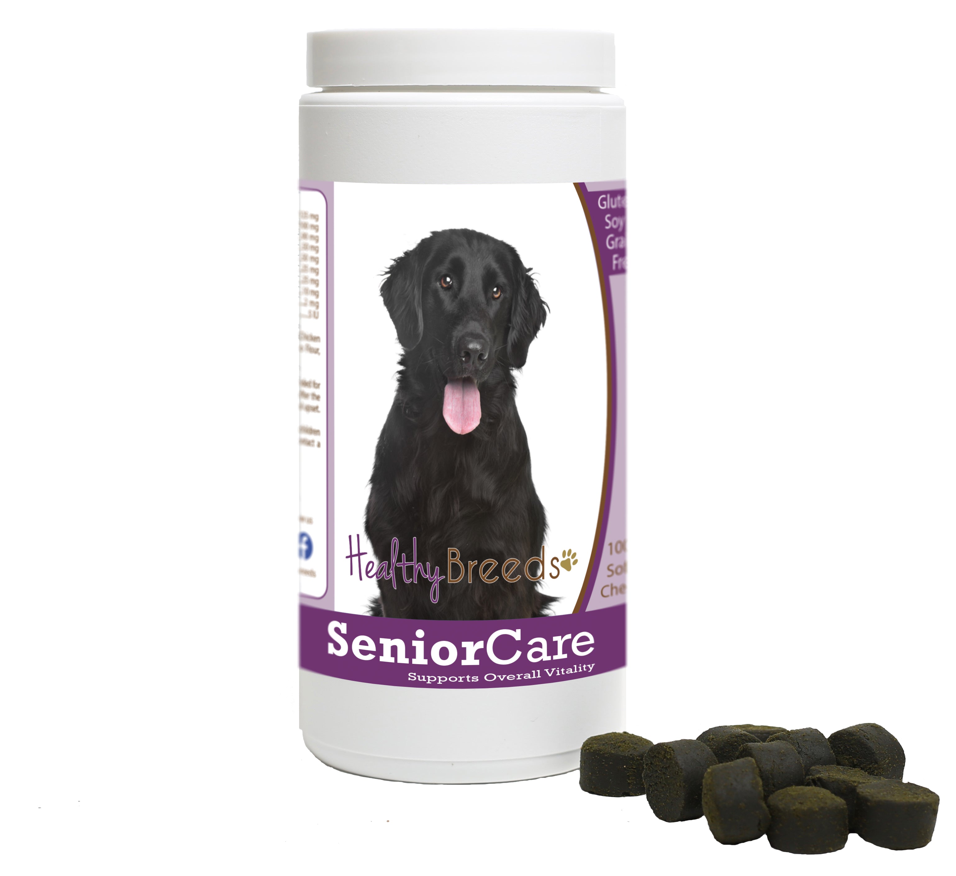Flat Coated Retriever Senior Dog Care Soft Chews 100 Count