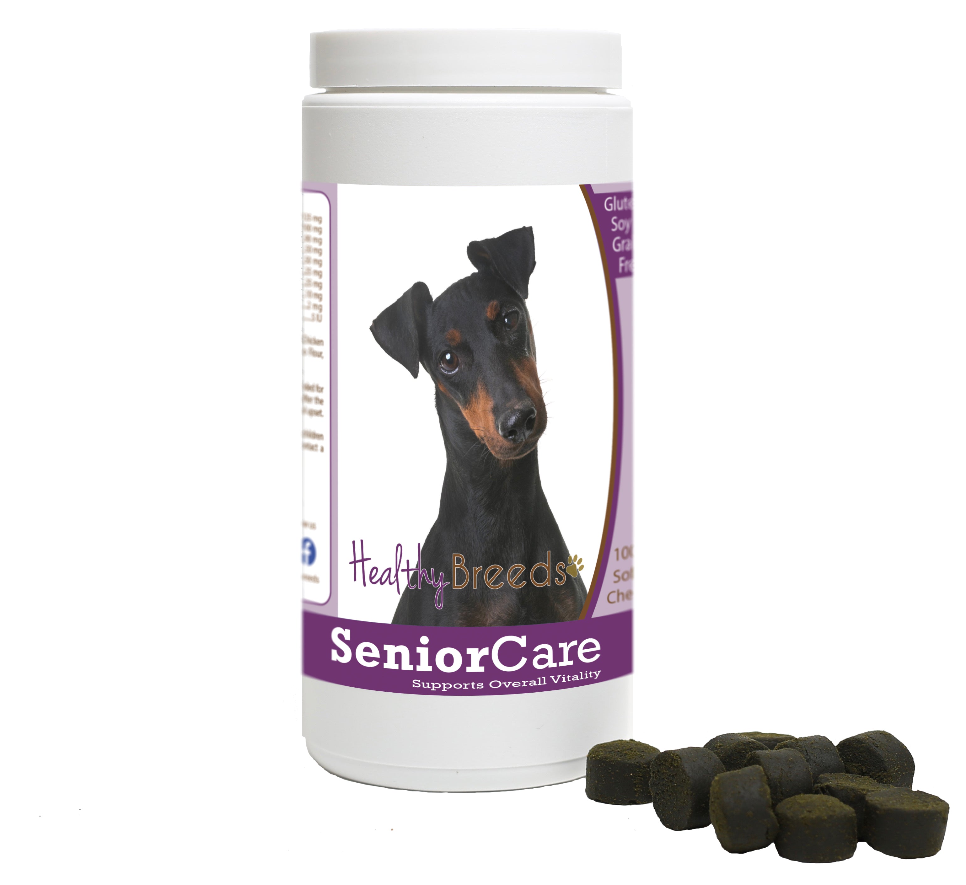 Manchester Terrier Senior Dog Care Soft Chews 100 Count