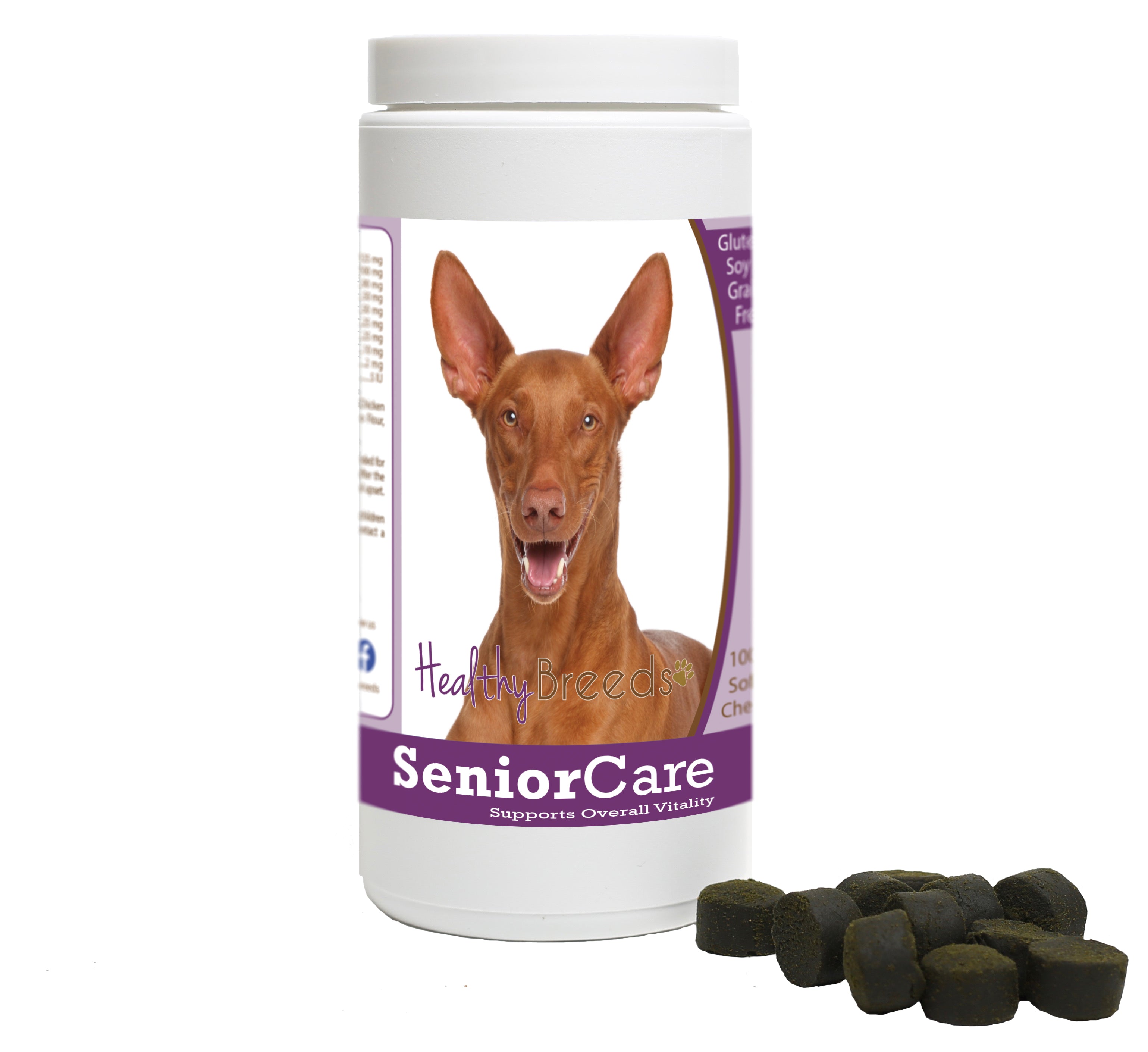 Pharaoh Hound Senior Dog Care Soft Chews 100 Count