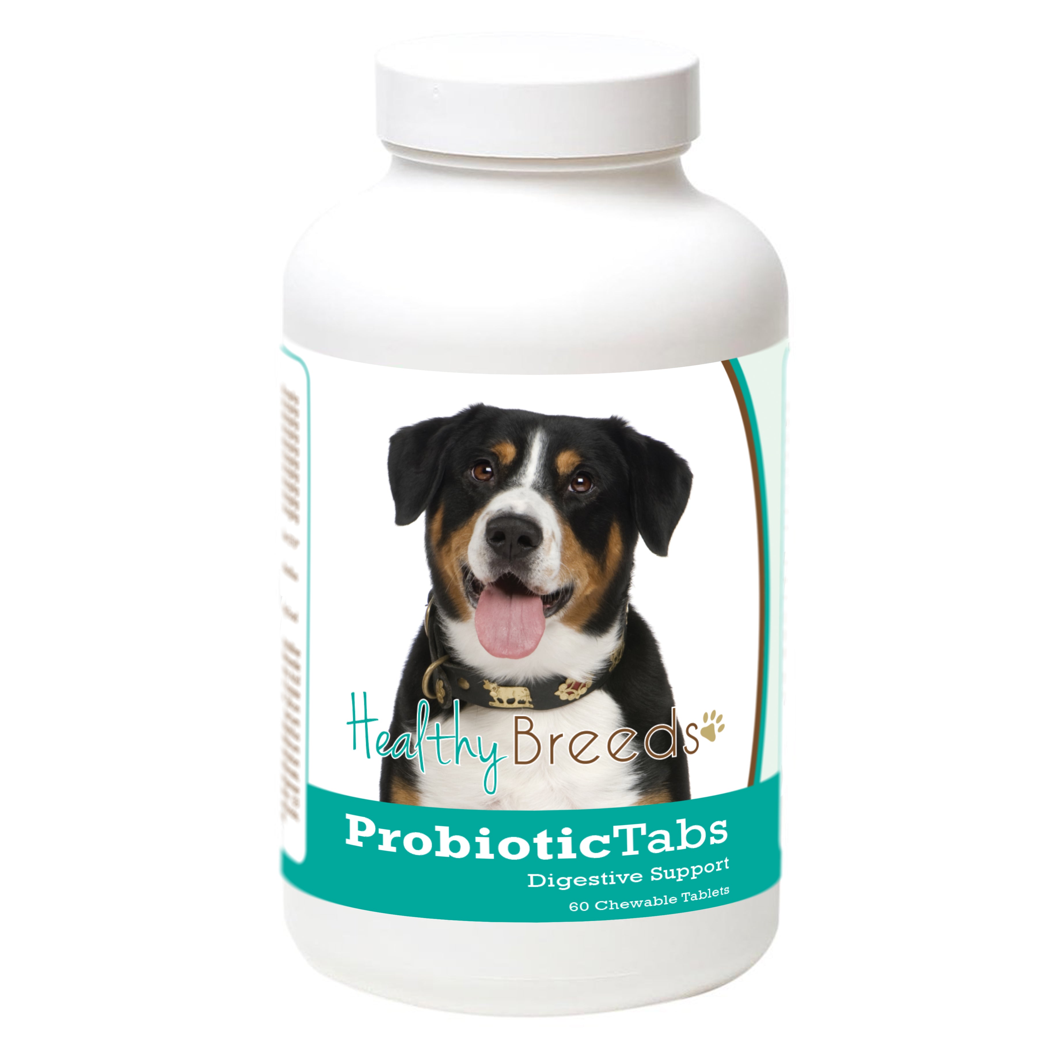 Entlebucher Mountain Dog Probiotic and Digestive Support for Dogs 60 Count