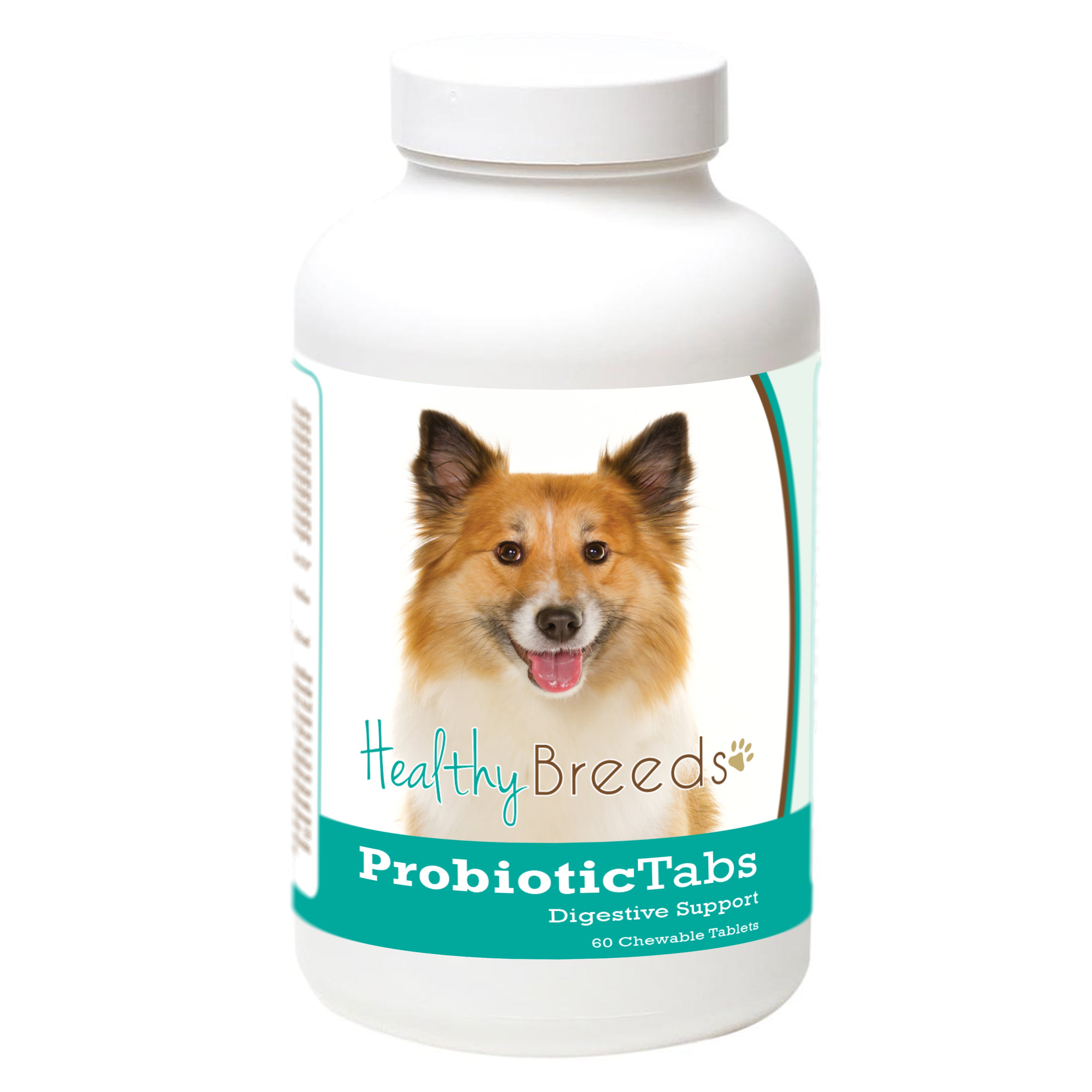 Icelandic Sheepdog Probiotic and Digestive Support for Dogs 60 Count