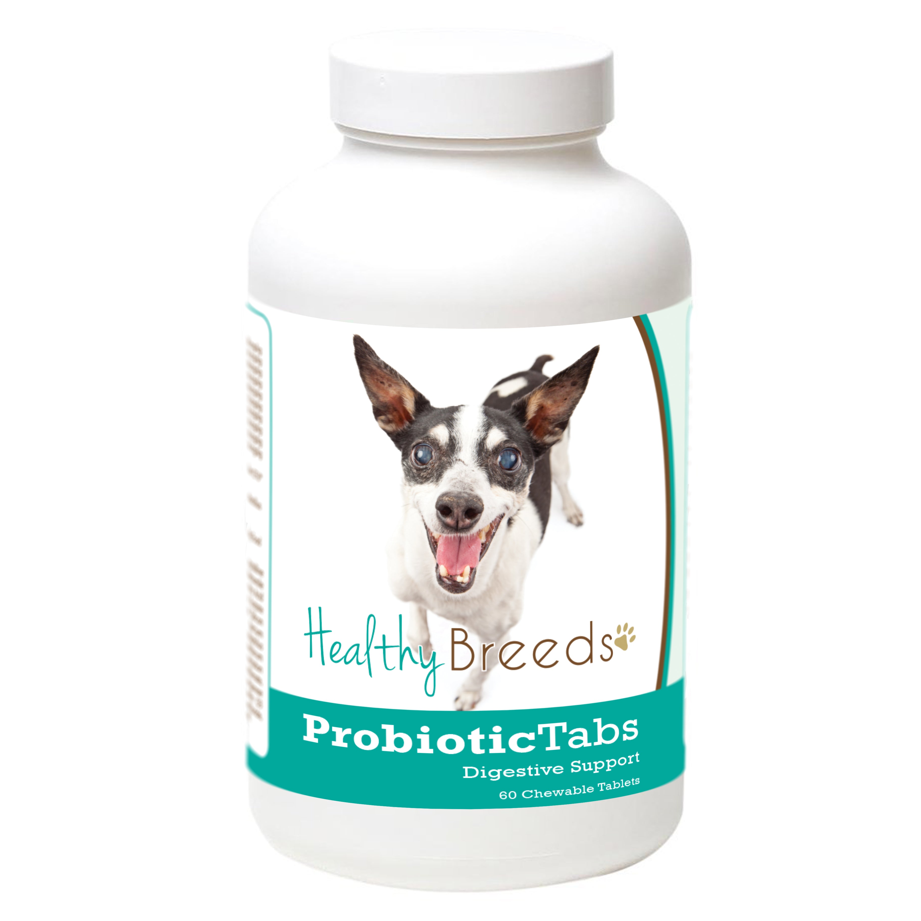 Rat Terrier Probiotic and Digestive Support for Dogs 60 Count